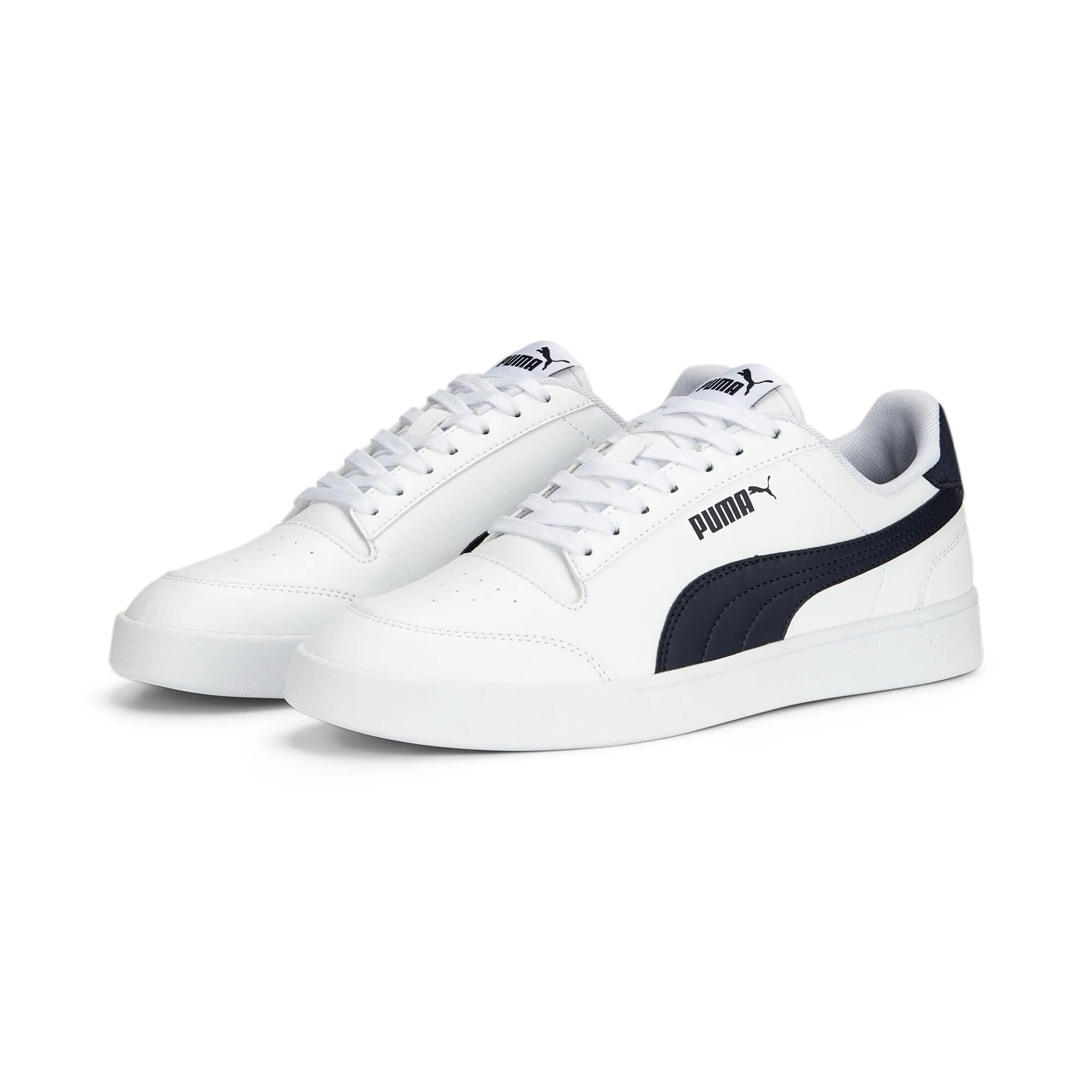 Puma Shuffle Unisex Sneakers, Puma White Puma Navy, 40.5 EU - immagine 2