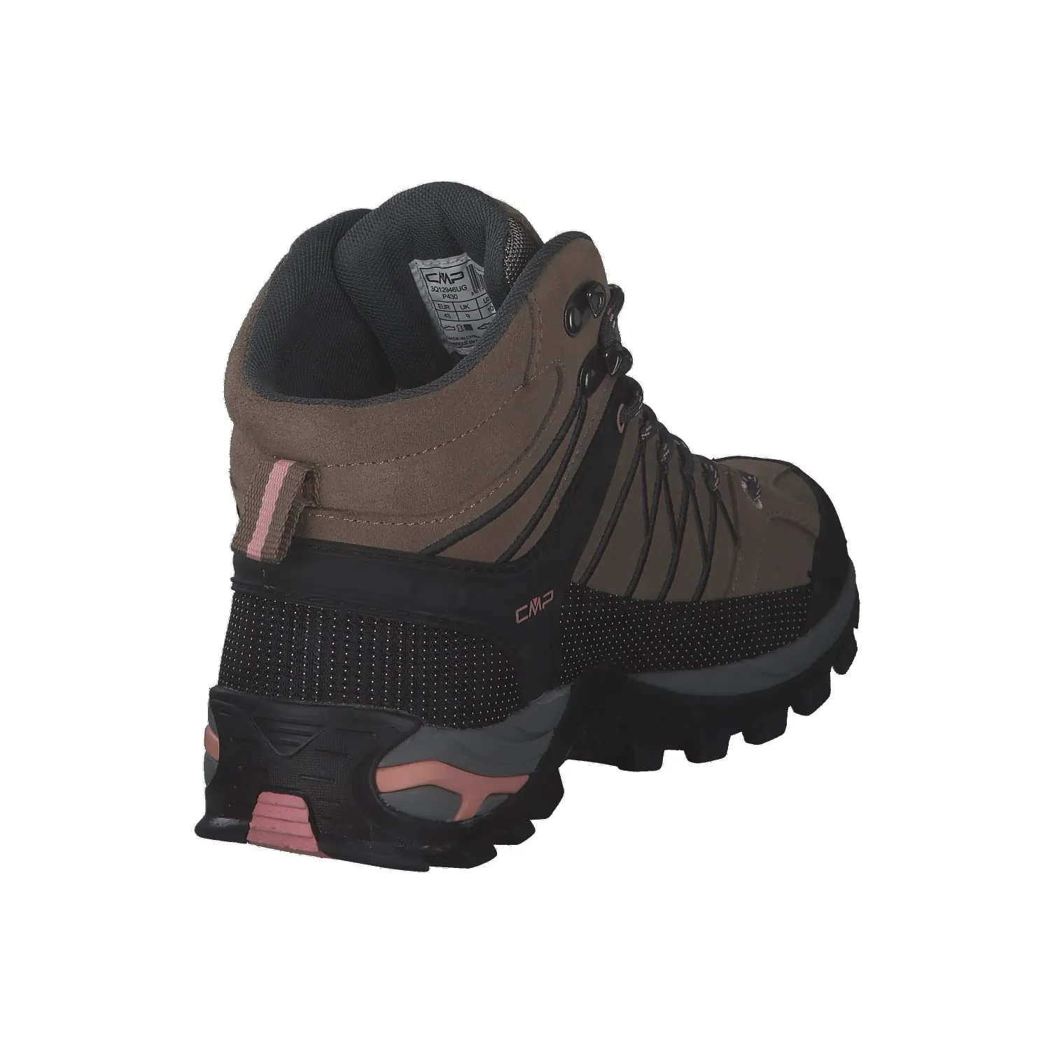 CMP Rigel Mid Women's Trekking Shoes WP, Cenere, 38 EU - immagine 6