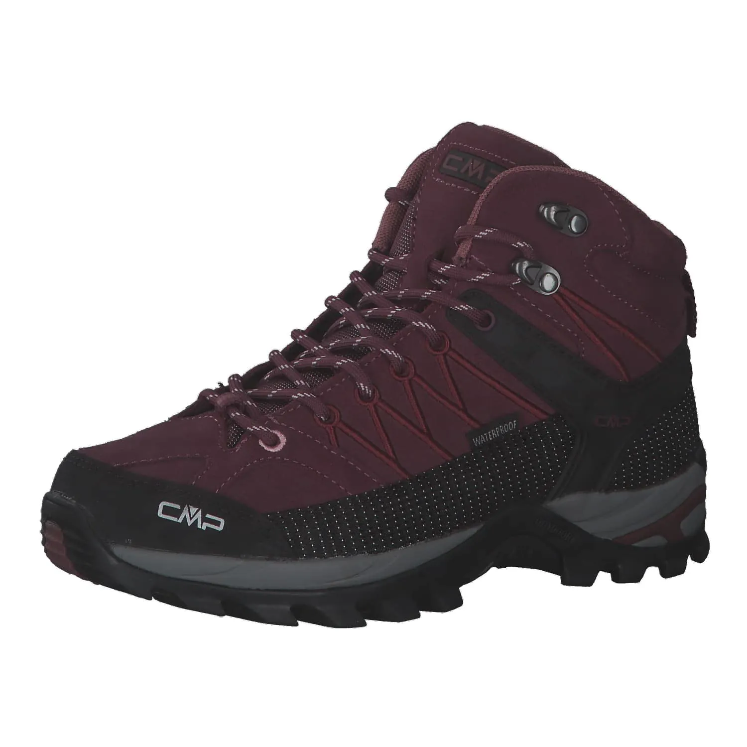CMP Rigel Mid Wmn Trekking Shoes WP, Prugna, 37 EU - immagine 1