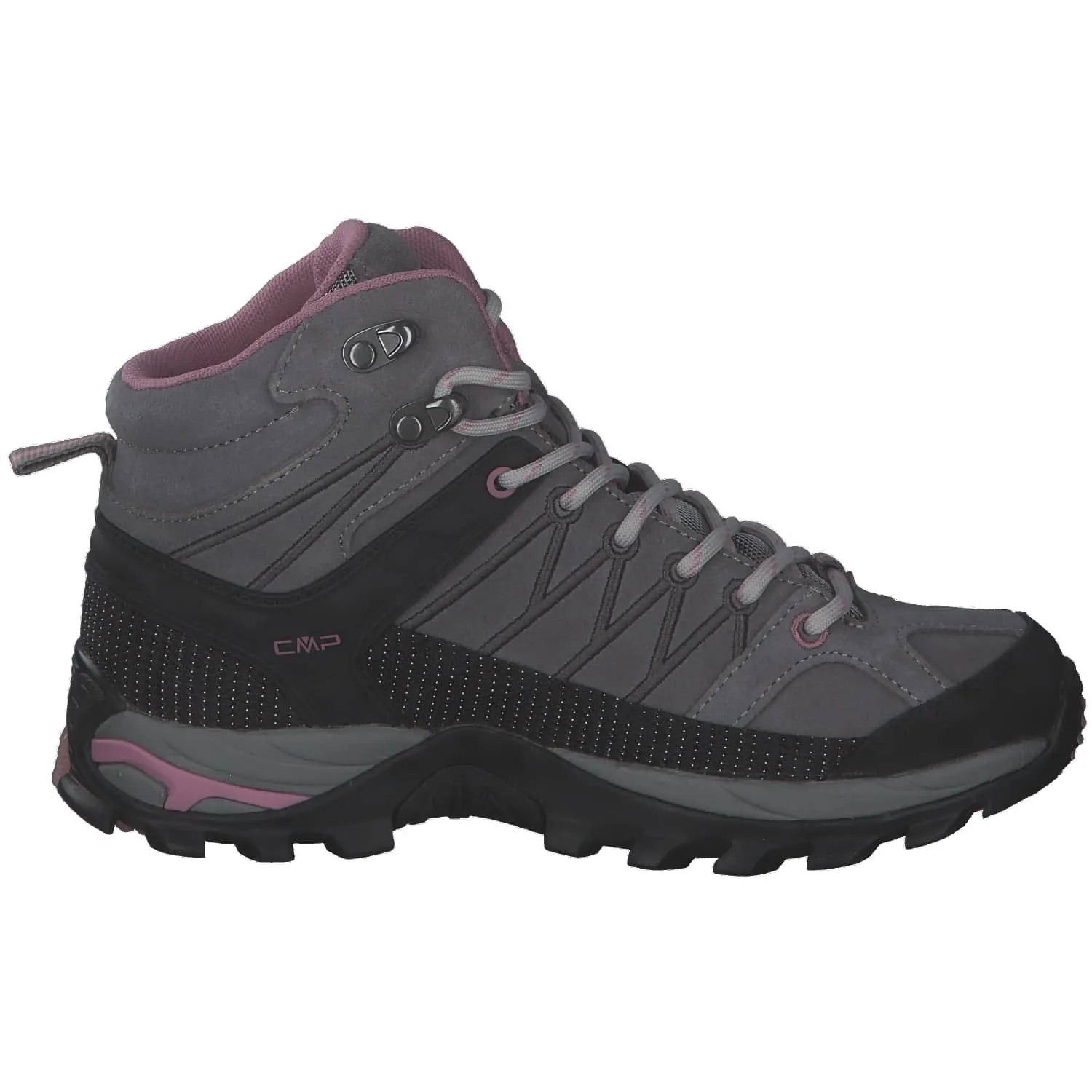 CMP Rigel Mid Wmn Trekking Shoes WP, Cemento Fard, 36 EU - immagine 8