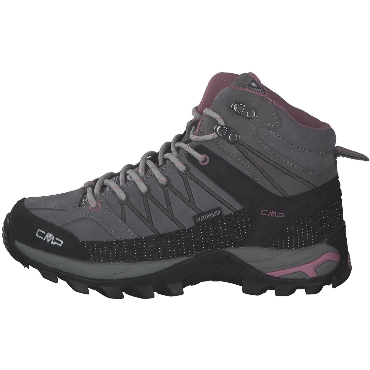 CMP Rigel Mid Women's Trekking Shoes WP, Cemento Fard, 37 EU - immagine 2
