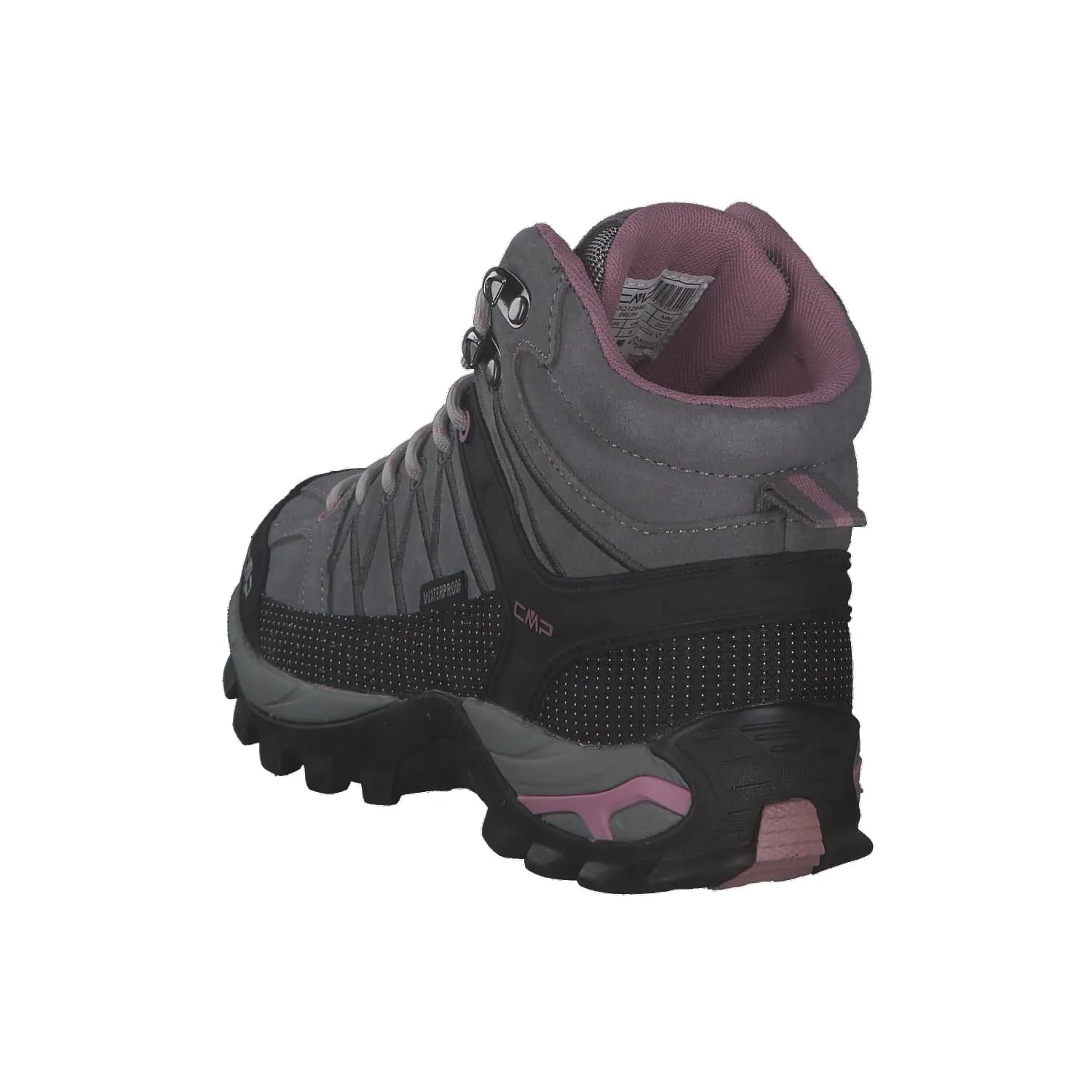CMP Rigel Mid Women's Trekking Shoes WP, Cemento Fard, 37 EU - immagine 4