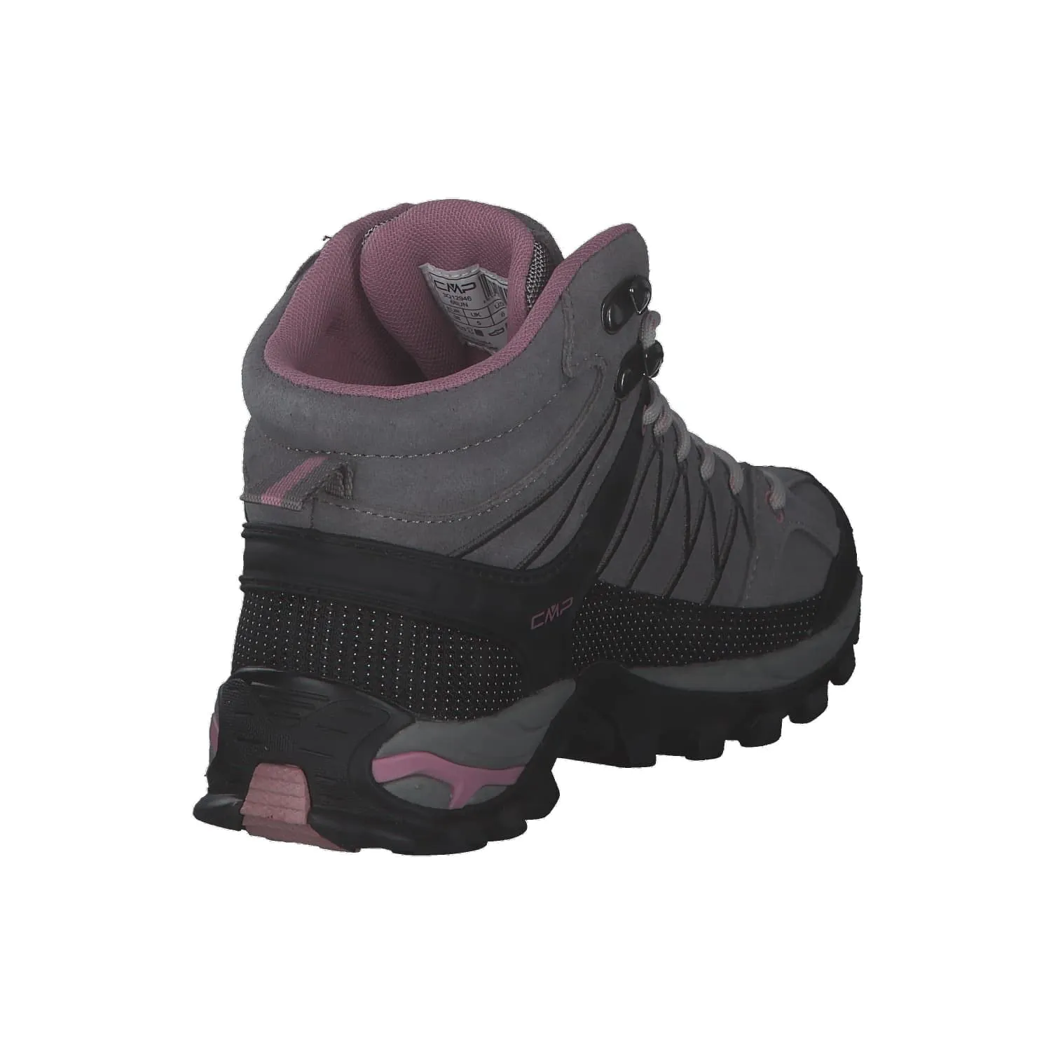 CMP Rigel Mid Women's Trekking Shoes WP, Cemento Fard, 37 EU - immagine 6