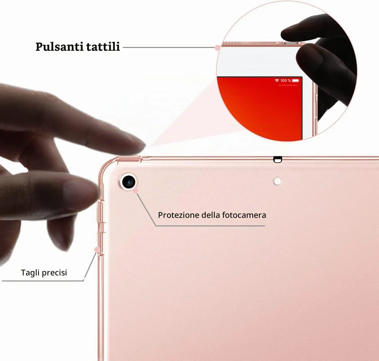 EasyAcc Custodia Cover per iPad 9/8/7 Generazione (10.2 pollici) - immagine 3