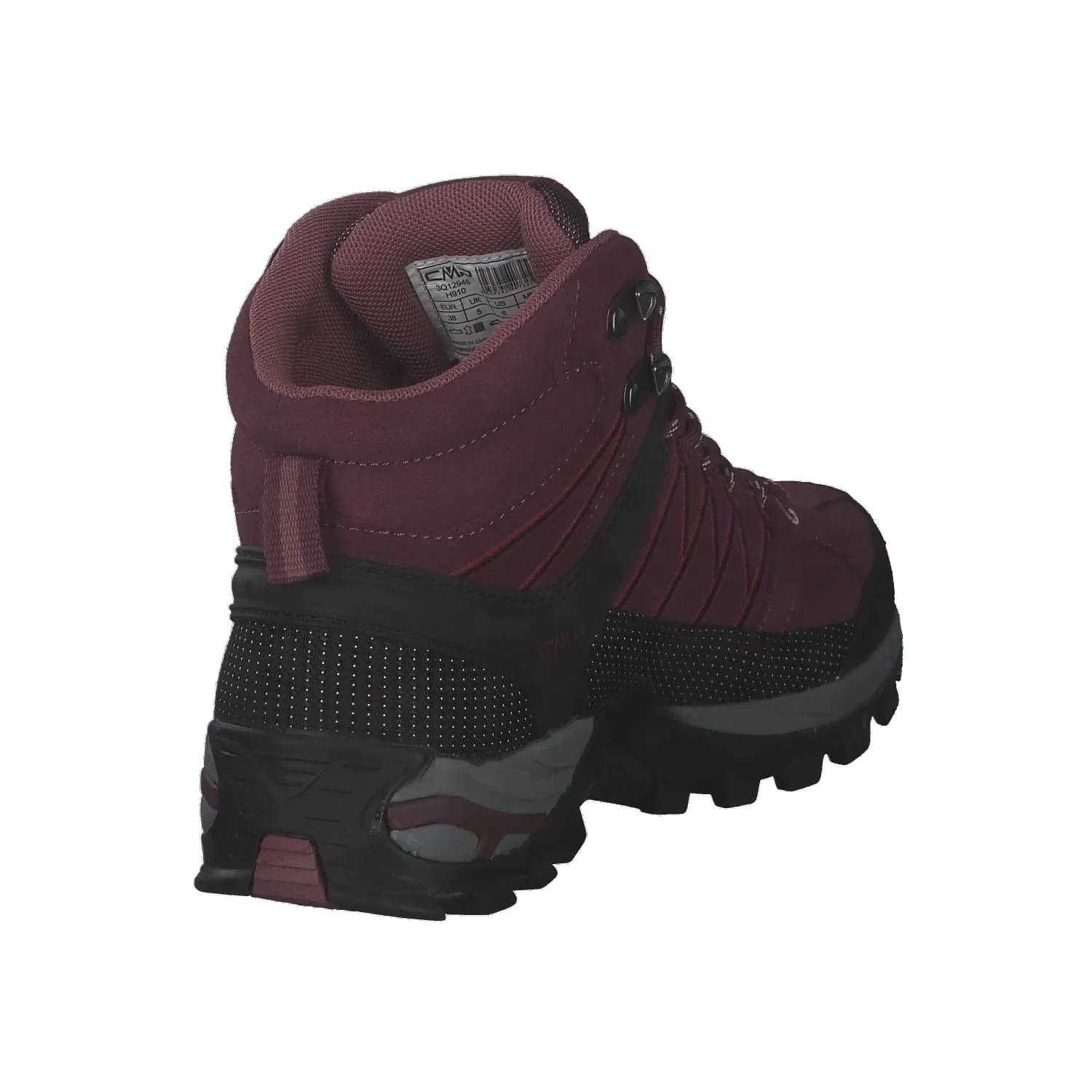 CMP Rigel Mid Women's Trekking Shoes WP, Prugna, 41 EU - immagine 6
