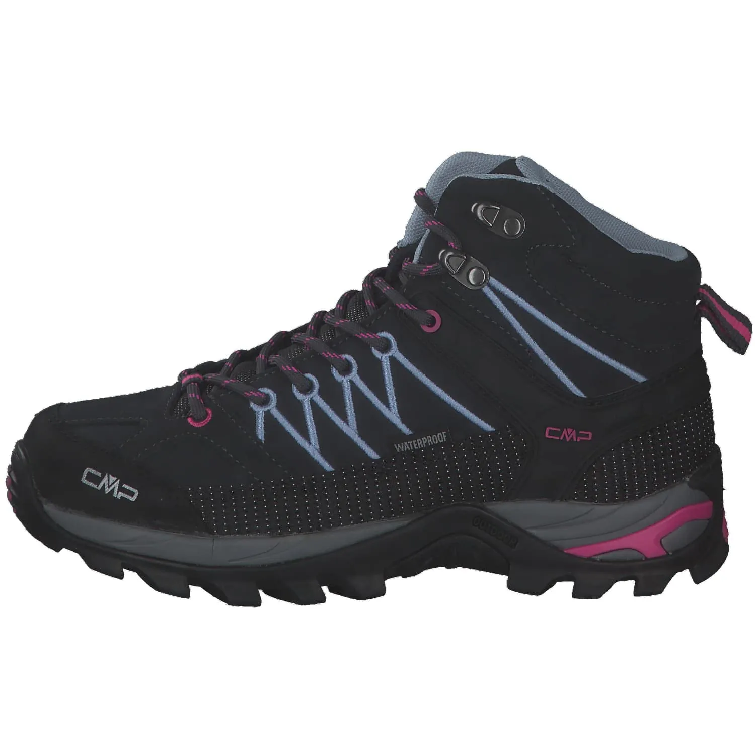 CMP Rigel Mid Women's Trekking Shoes WP - Titanio Skyway, 41 EU - immagine 2