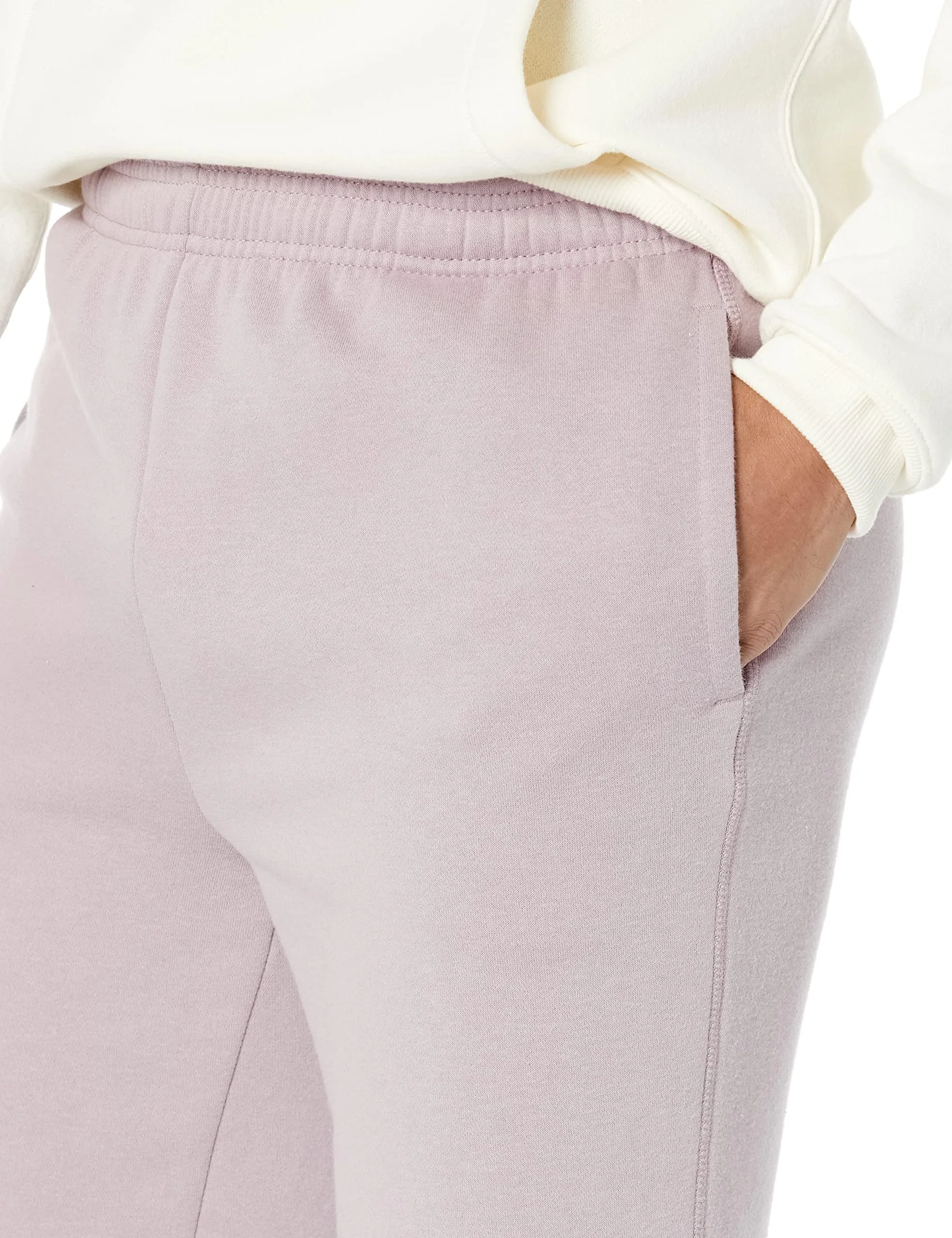 Amazon Essentials Pantaloni Sportivi in Pile con Fondo Aperto Uomo, Lilla Opaco, XL - immagine 4