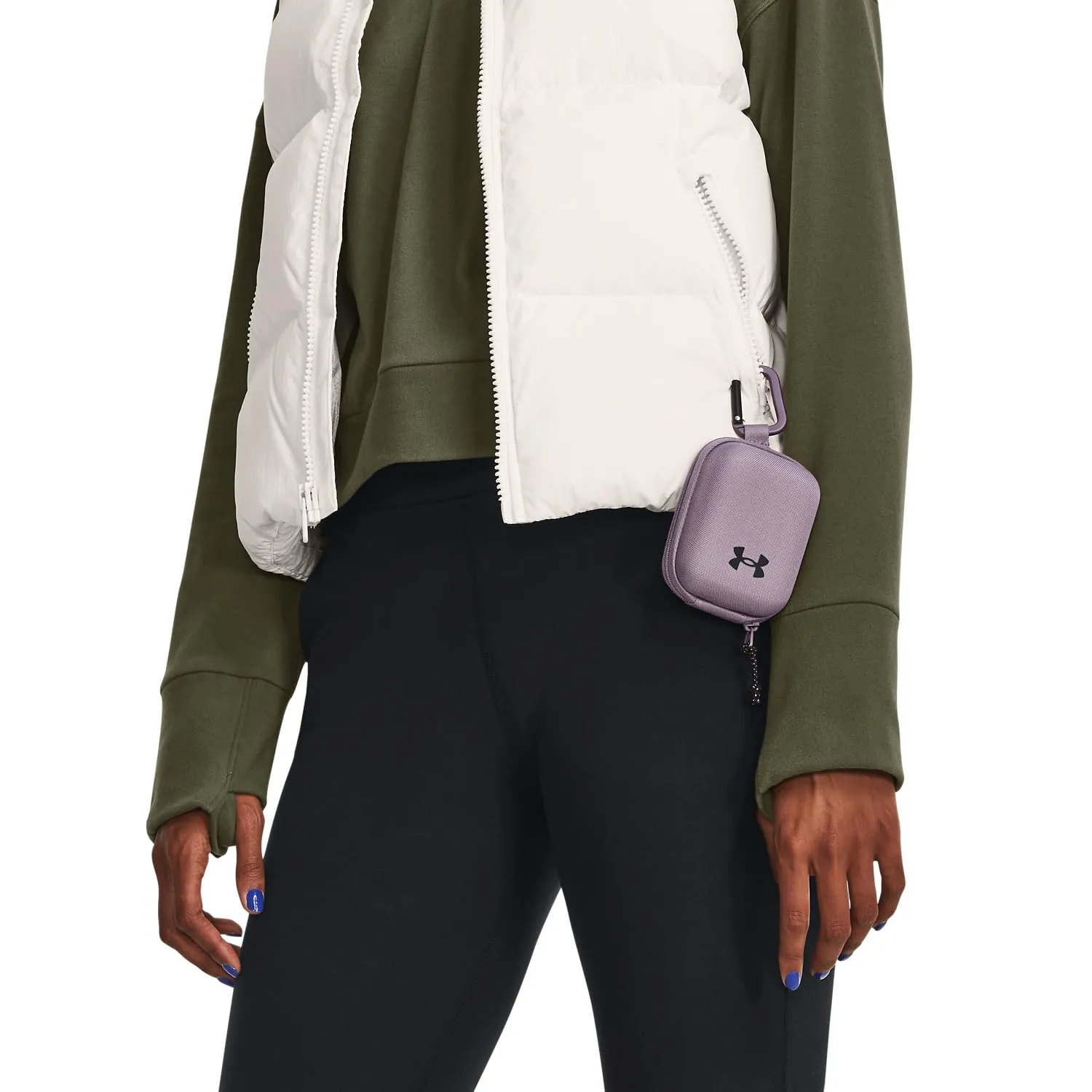 Under Armour Micro Essentials Unisex, Grigio Viola/Nero Metallizzato - immagine 6