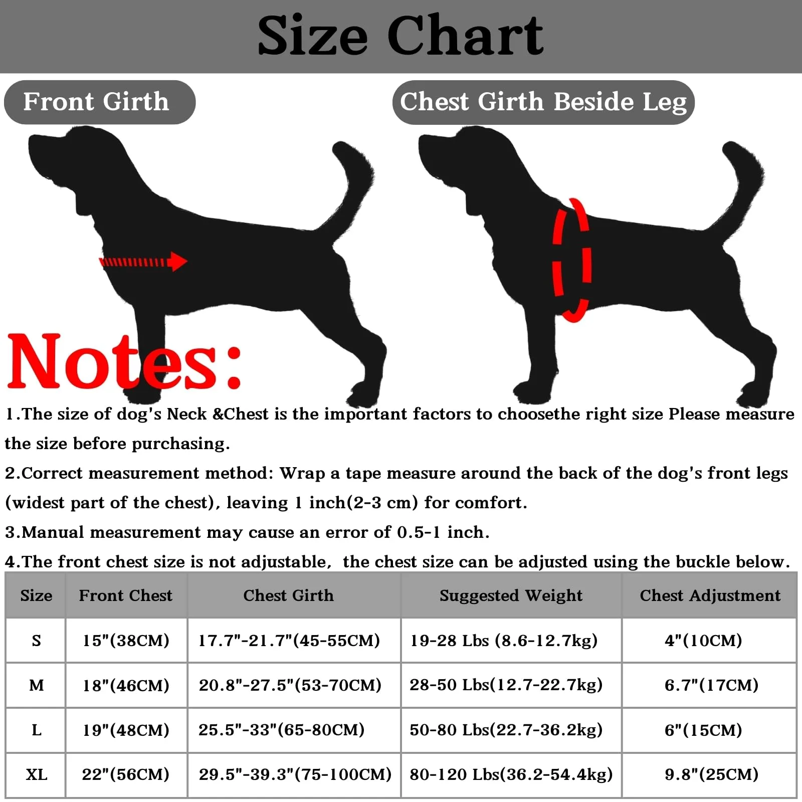 Eeyfarog Pettorina No Pull Riflettente e Regolabile per Cani di Piccola e Media Taglia, XL, Black - immagine 7