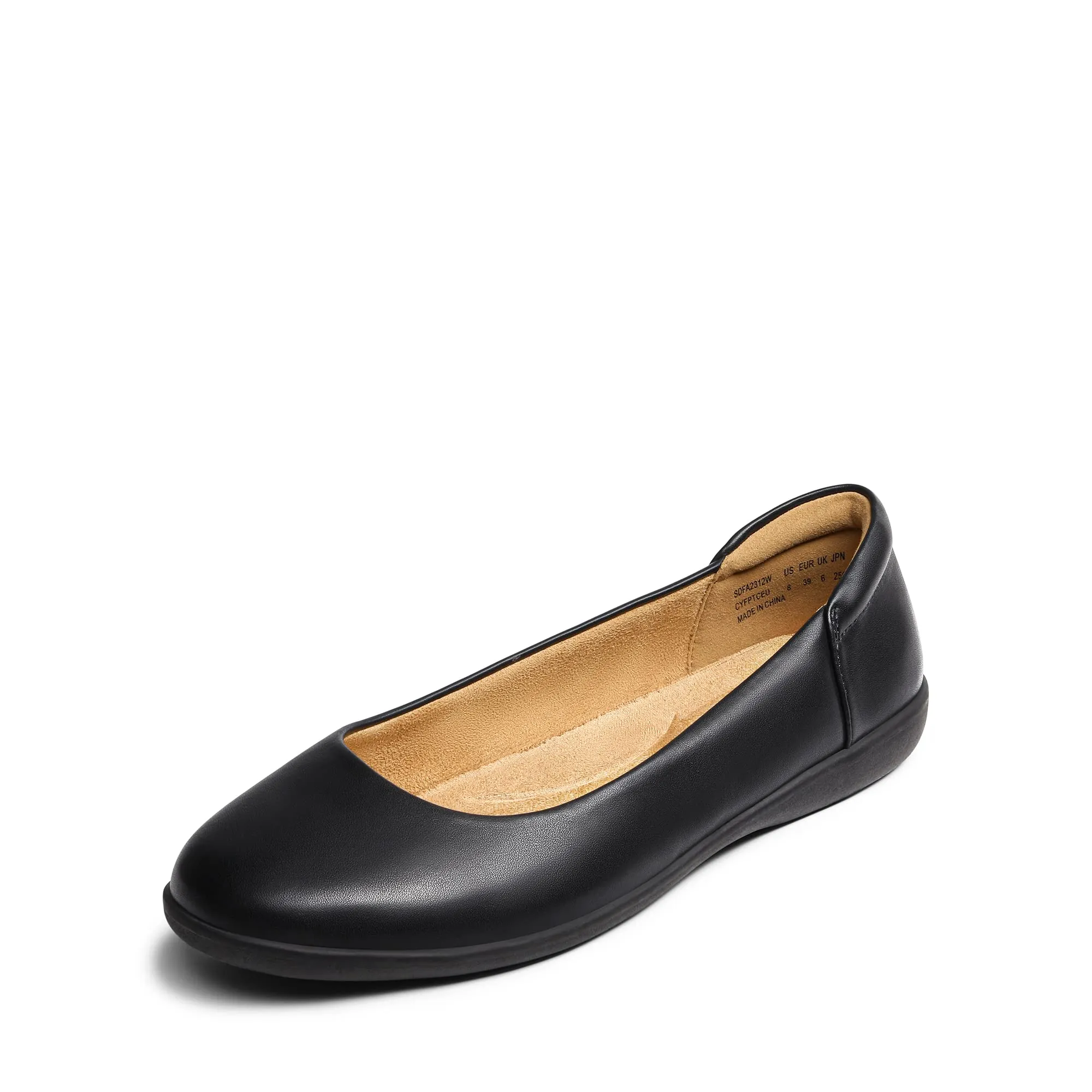 Dream Pairs Ballerine Donna Classiche, Nero, 40 EU - immagine 1