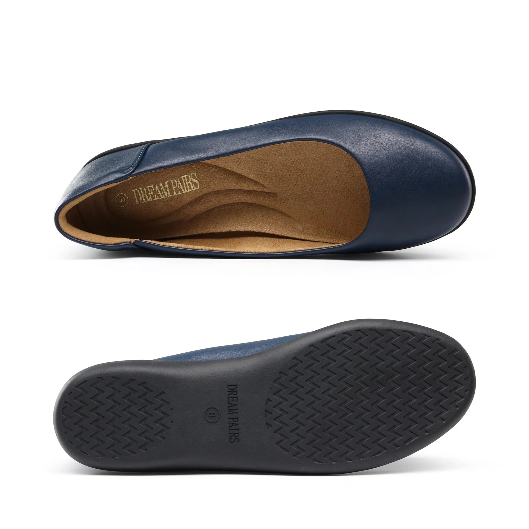 Dream Pairs Ballerine Donna Classiche, Marina Militare, 43 EU - immagine 3