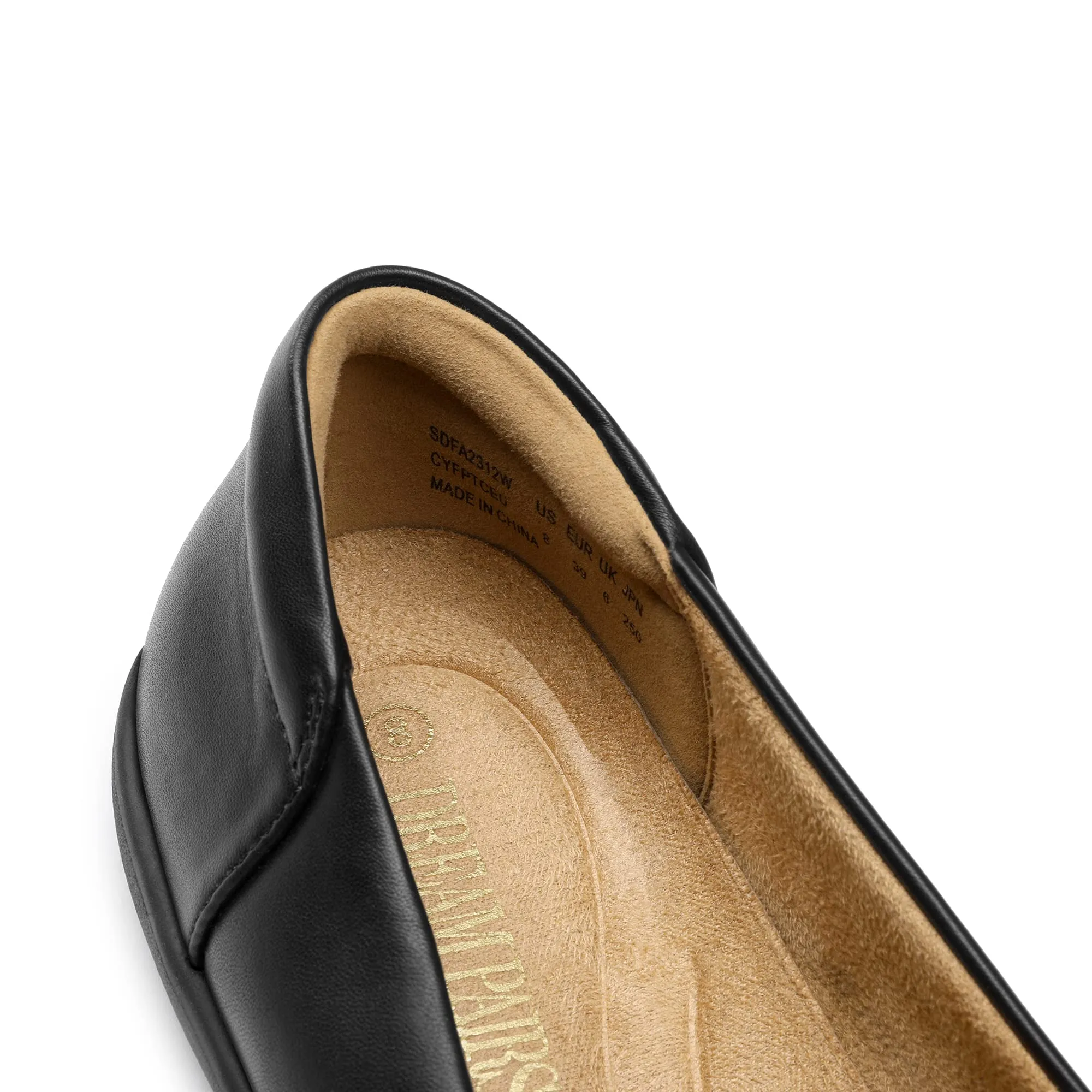 Dream Pairs Ballerine Donna Classiche, Nero, 40.5 - immagine 4