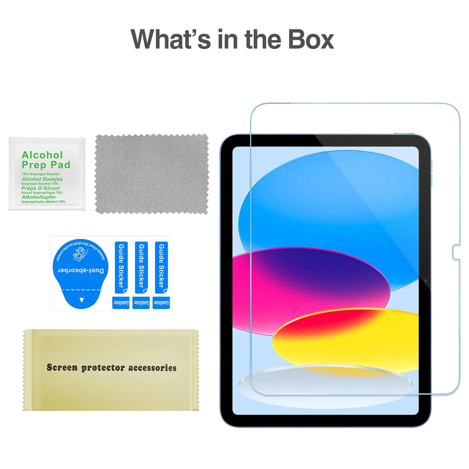 ProCase Vetro Temperato per iPad 10 Generazione 10,9 Pollici e iPad 11 Generazione A16 11 Pollici (A3354 A3355 A3356 A2696 A2757 A2777) - immagine 8