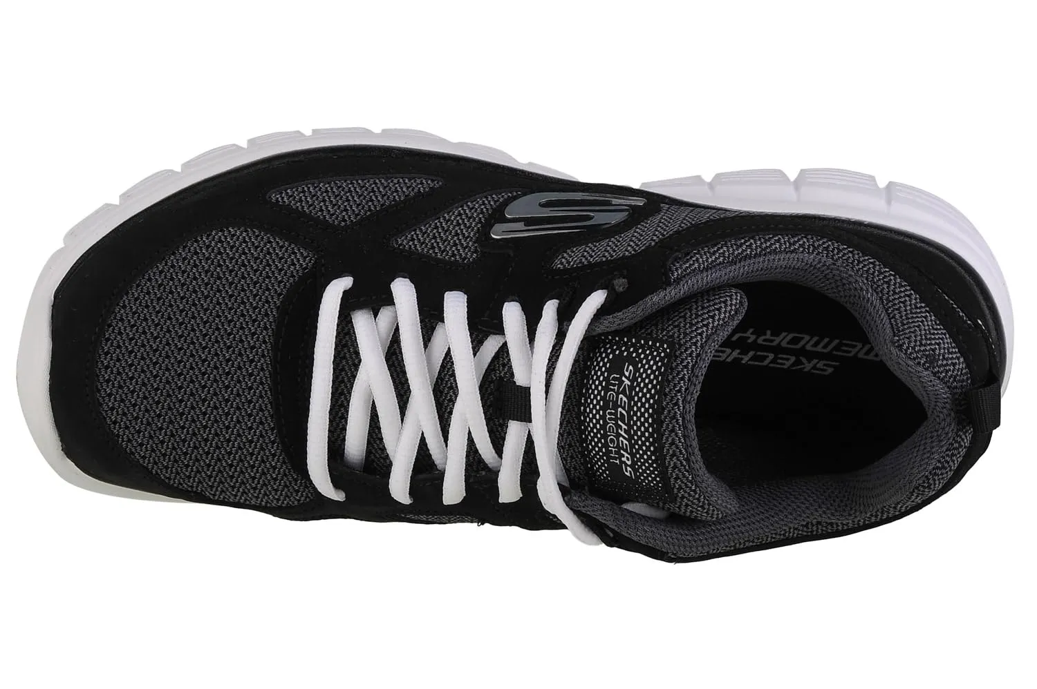 Skechers Burns-Agoura Men's Sneakers, Black, 45 EU - immagine 4