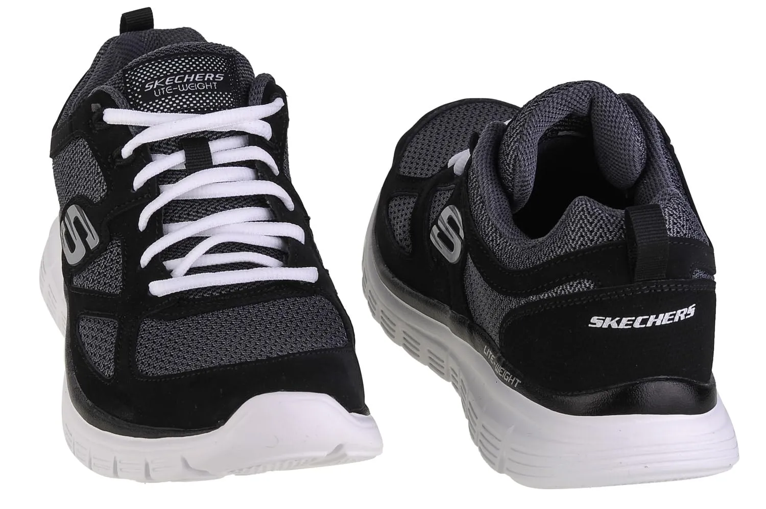 Skechers Burns-Agoura Men's Sneakers, Black, 45 EU - immagine 6