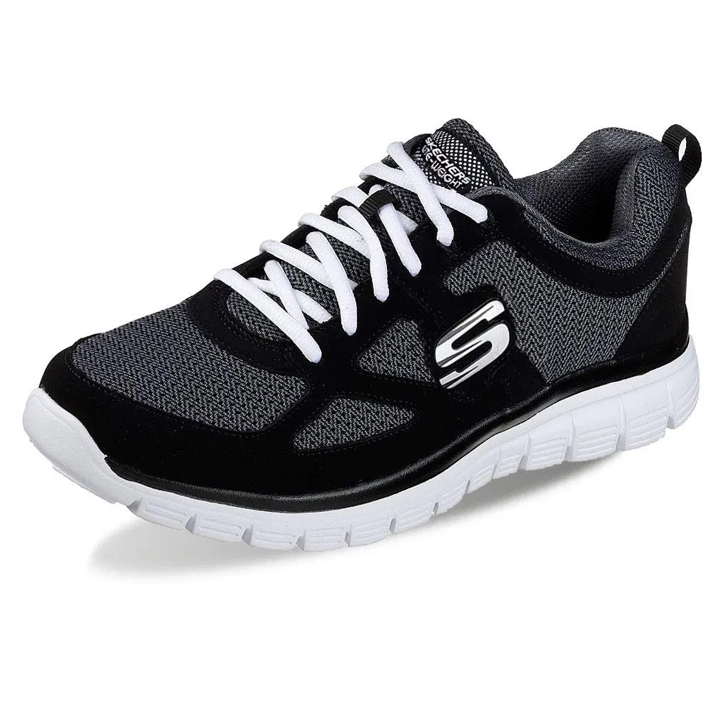 Skechers Burns 52635-BKW Men's Sneakers, Grey, 42.5 EU - immagine 1