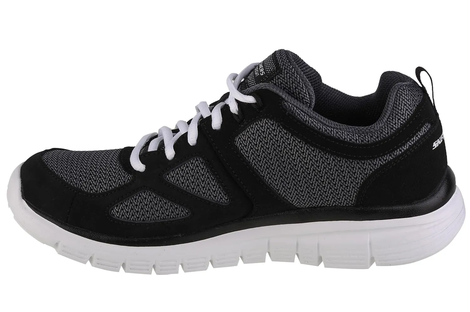 Skechers Burns 52635-BKW Men's Sneakers, Grey, 42.5 EU - immagine 3