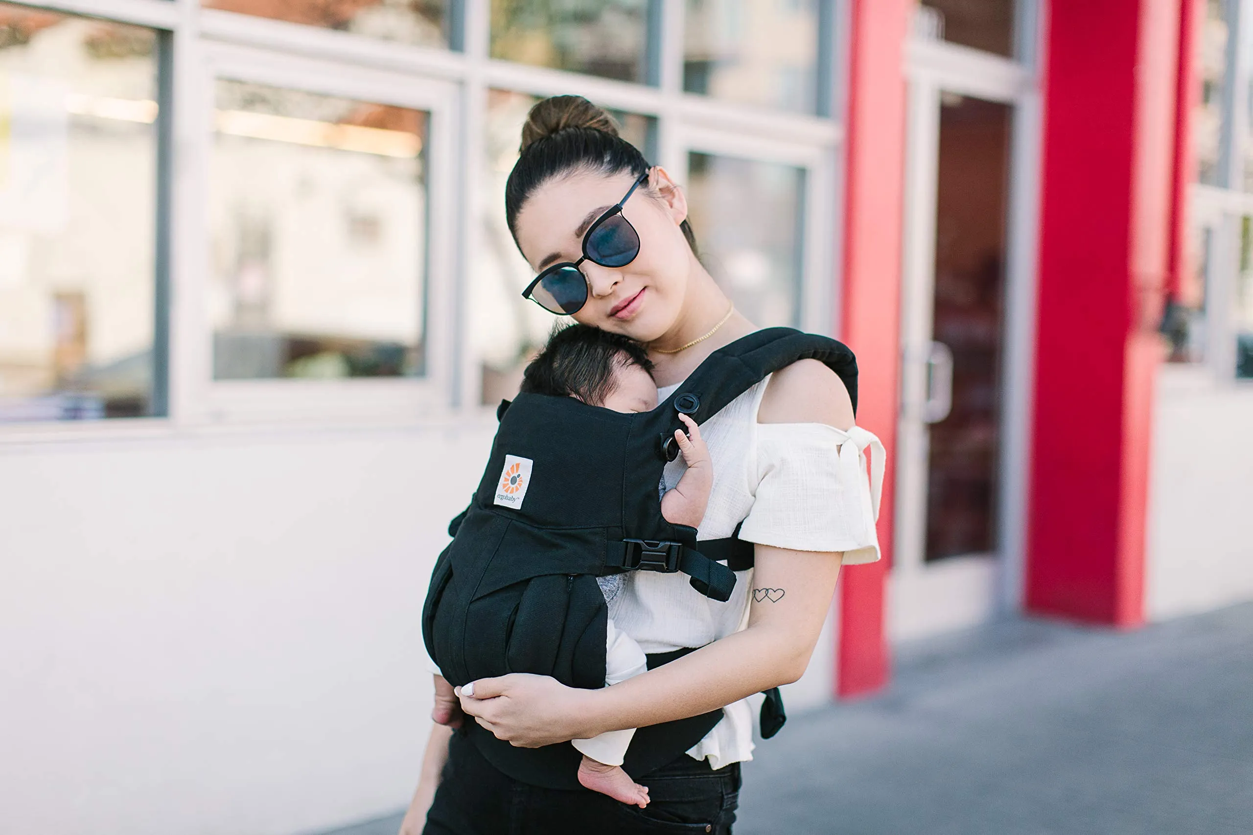 Ergobaby Omni 360 Marsupio Neonati Ergonomico, 4-Posizioni Porta-Bebe, 0 Mesi a 20kg, Pure Black - immagine 4