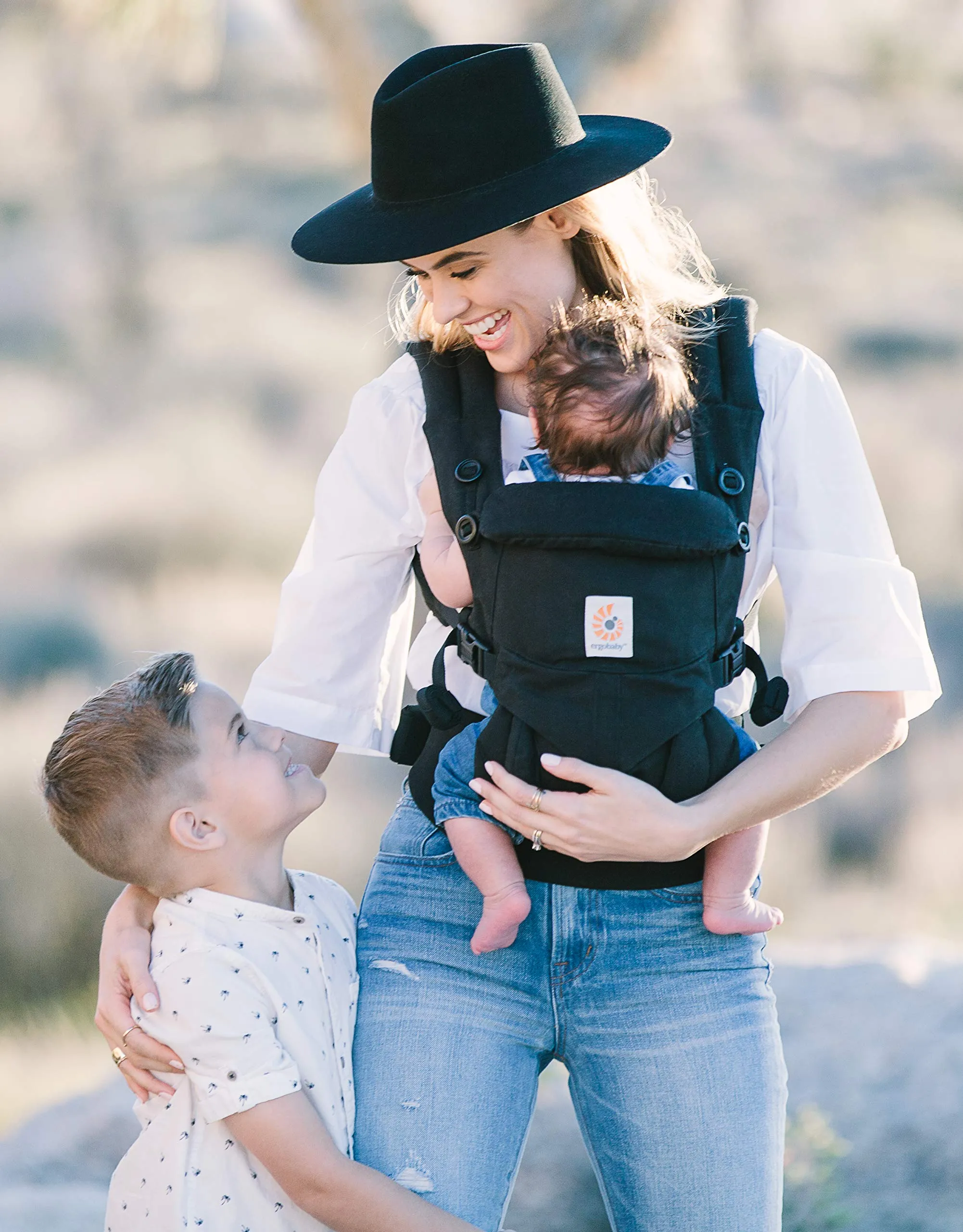 Ergobaby Omni 360 Marsupio Neonati Ergonomico, 4-Posizioni Porta-Bebe, 0 Mesi a 20kg, Pure Black - immagine 5