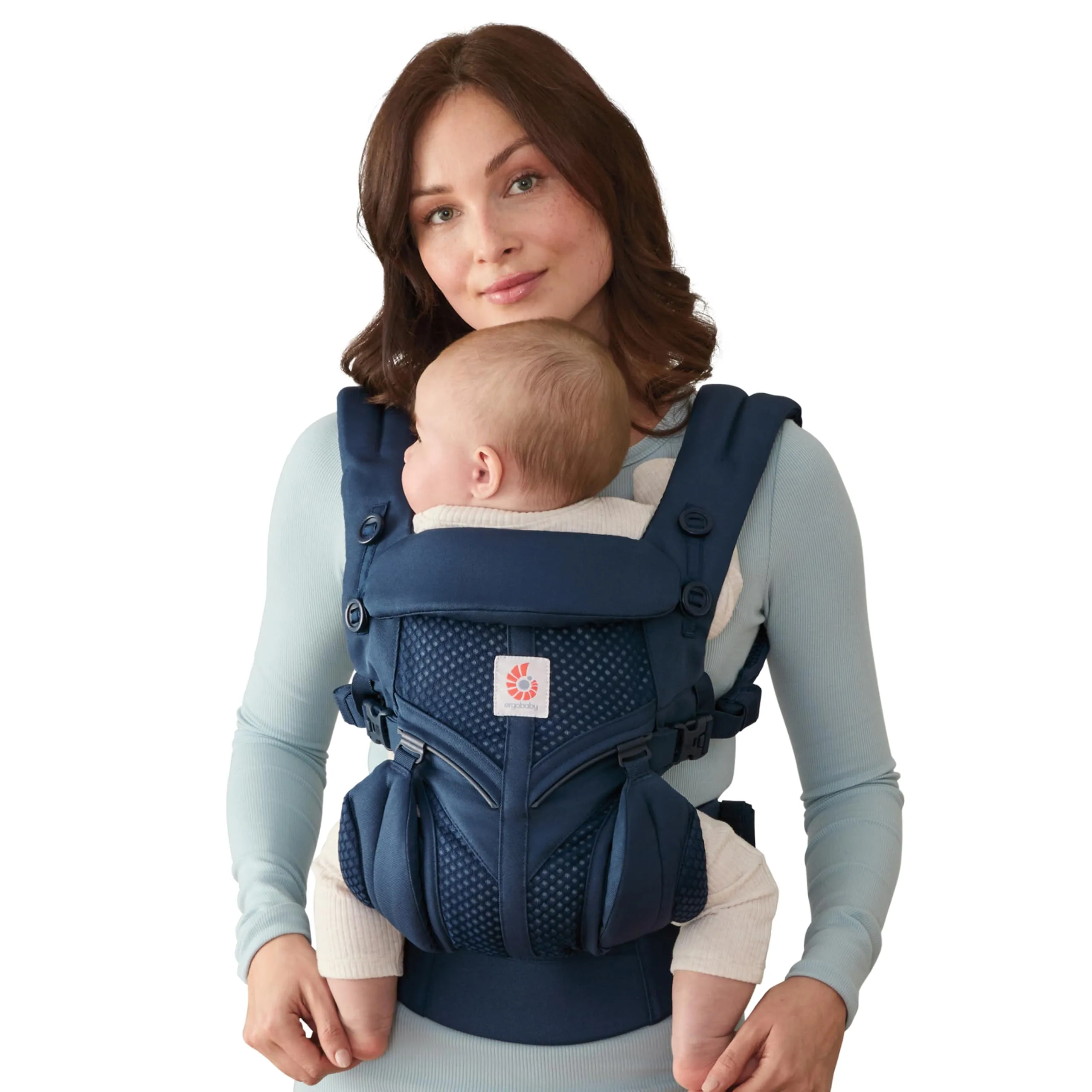 Ergobaby Omni 360 Cool Air Mesh Zaino Porta Bebe 4-in-1, Midnight Blue - immagine 1