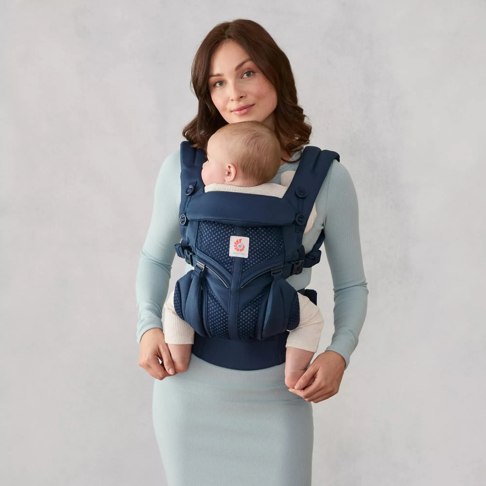 Ergobaby Omni 360 Cool Air Mesh Zaino Porta Bebe 4-in-1, Midnight Blue - immagine 2
