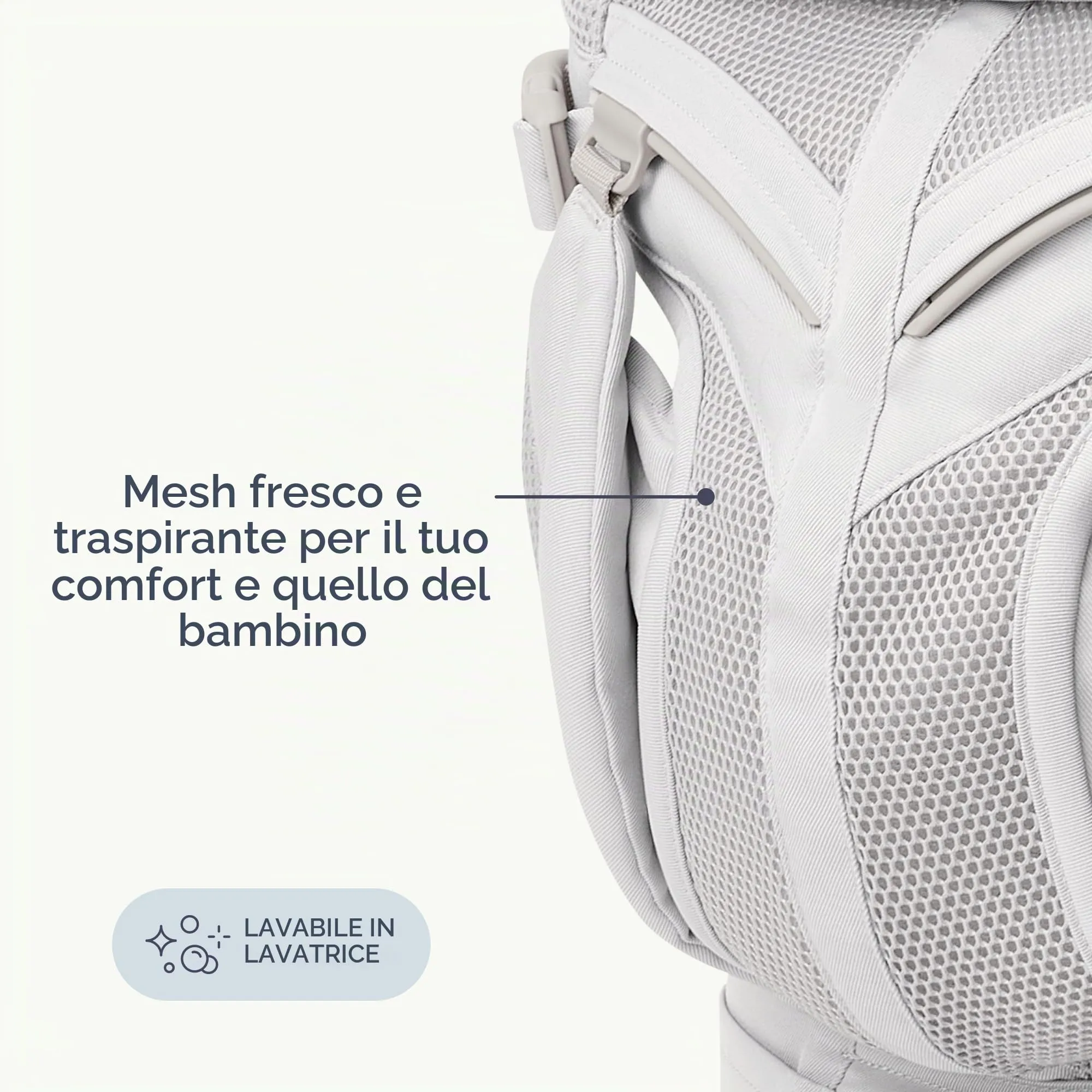 Ergobaby Omni 360 Cool Air Mesh Zaino Porta Bebe 4-in-1, Midnight Blue - immagine 9