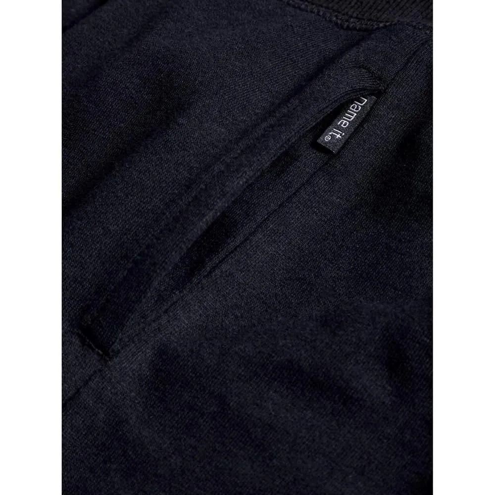 Name It Nkmsweat Pant Bru Noos Pantaloni Sportivi Bambini e Ragazzi, Nero, 86 - immagine 3