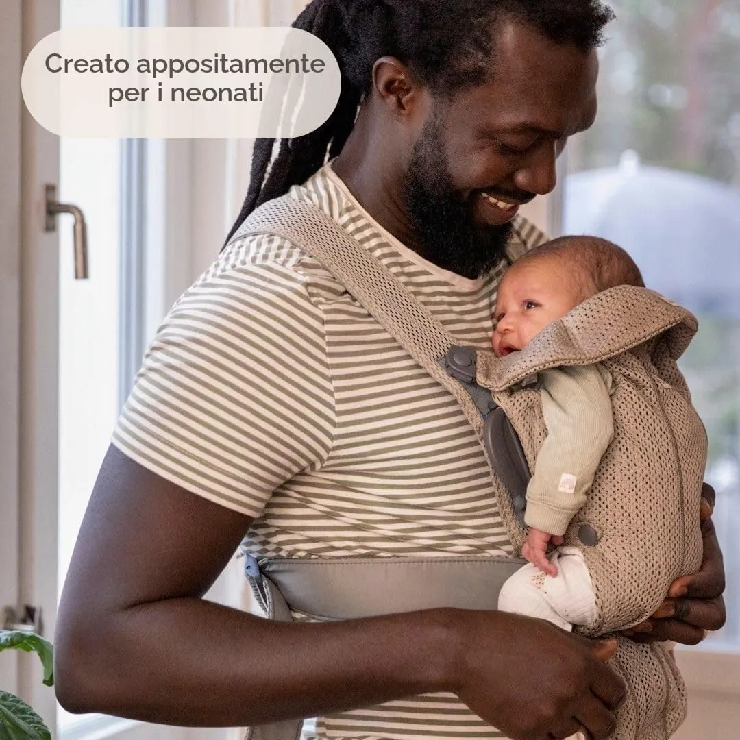 BabyBjörn Marsupio Mini (Greige, 3D Mesh) - immagine 5