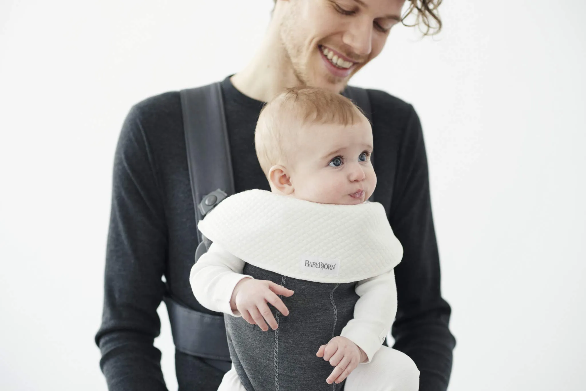 BabyBjörn Bavaglino per Marsupio Mini e Move, Bianco - immagine 4