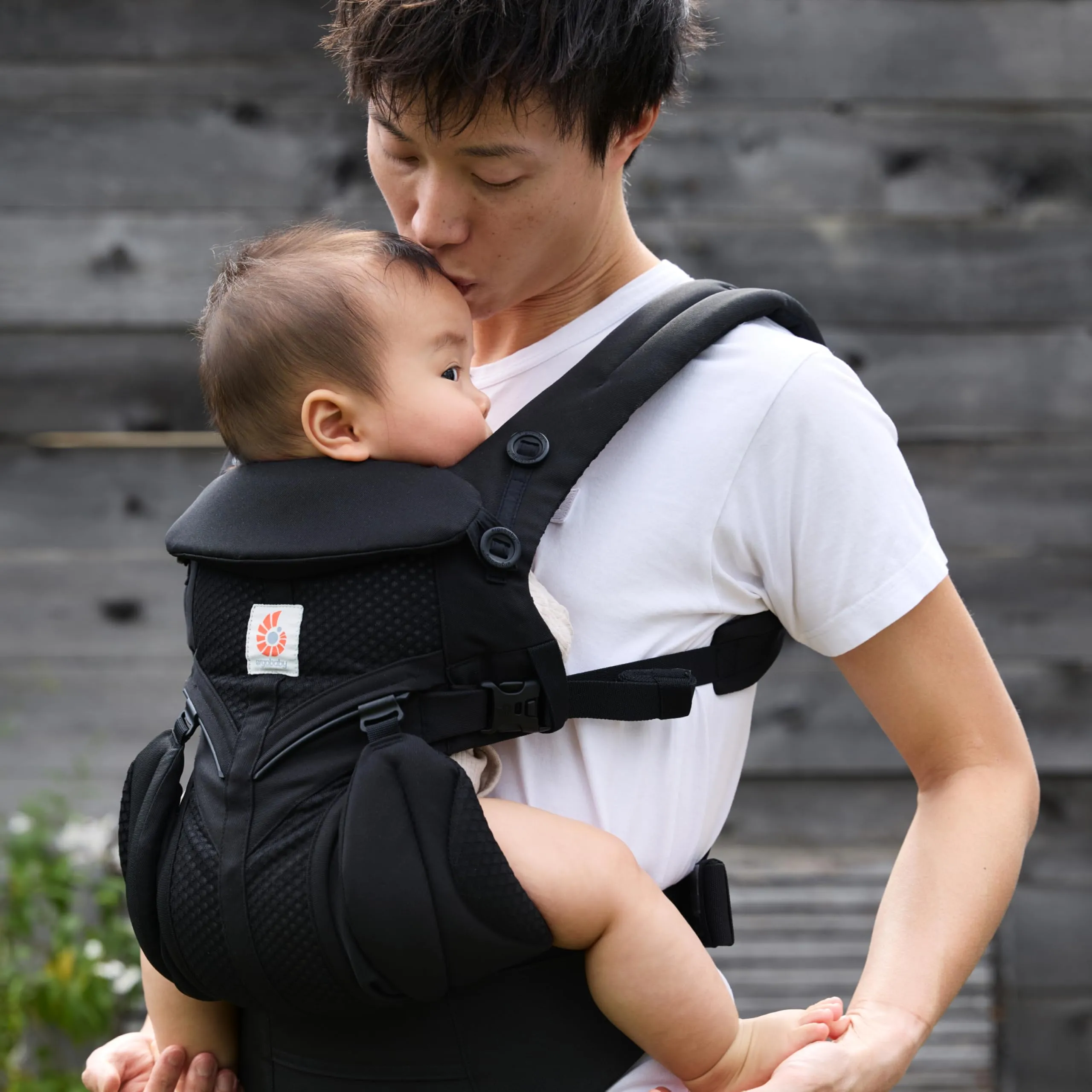 Ergobaby Omni 360 Cool Air Mesh Marsupio Ergonomico 4-in-1, 0-36 Mesi, Onyx Black - immagine 8