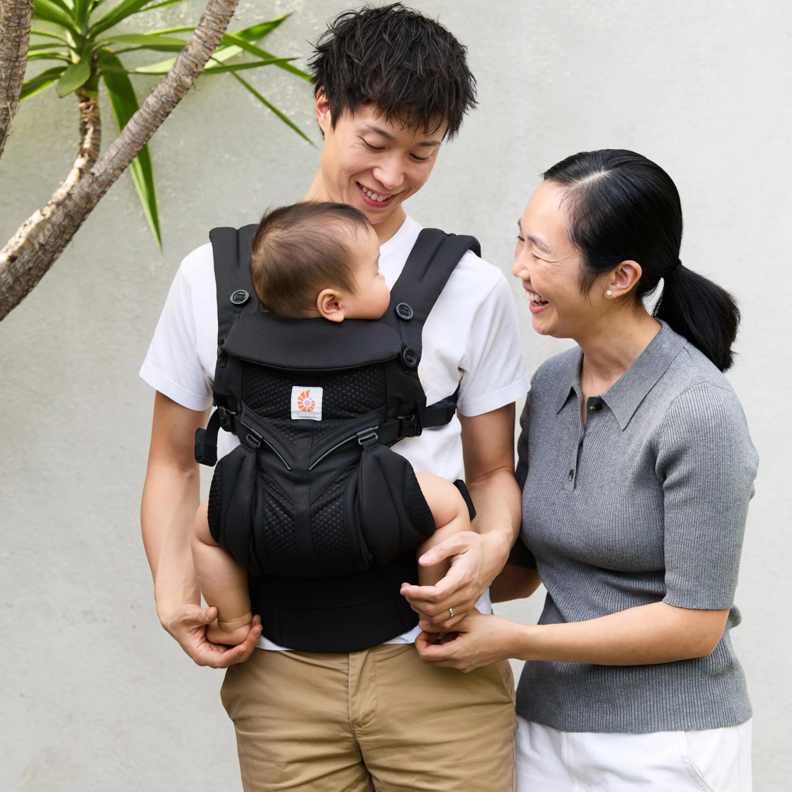 Ergobaby Omni 360 Cool Air Mesh Marsupio Ergonomico 4-in-1, 0-36 Mesi, Onyx Black - immagine 9