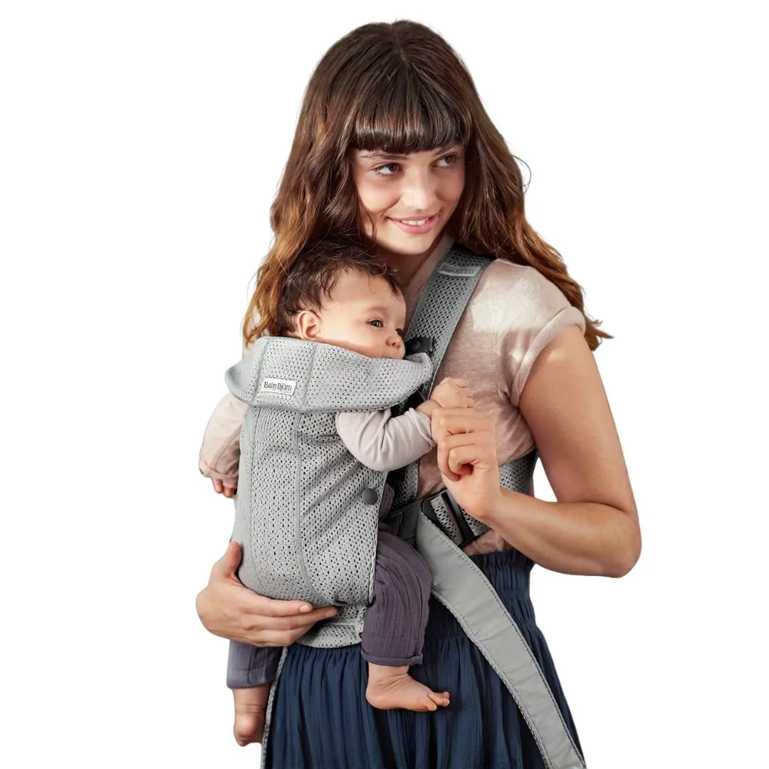 BabyBjörn Marsupio Mini 3D Mesh, Grigio - immagine 1