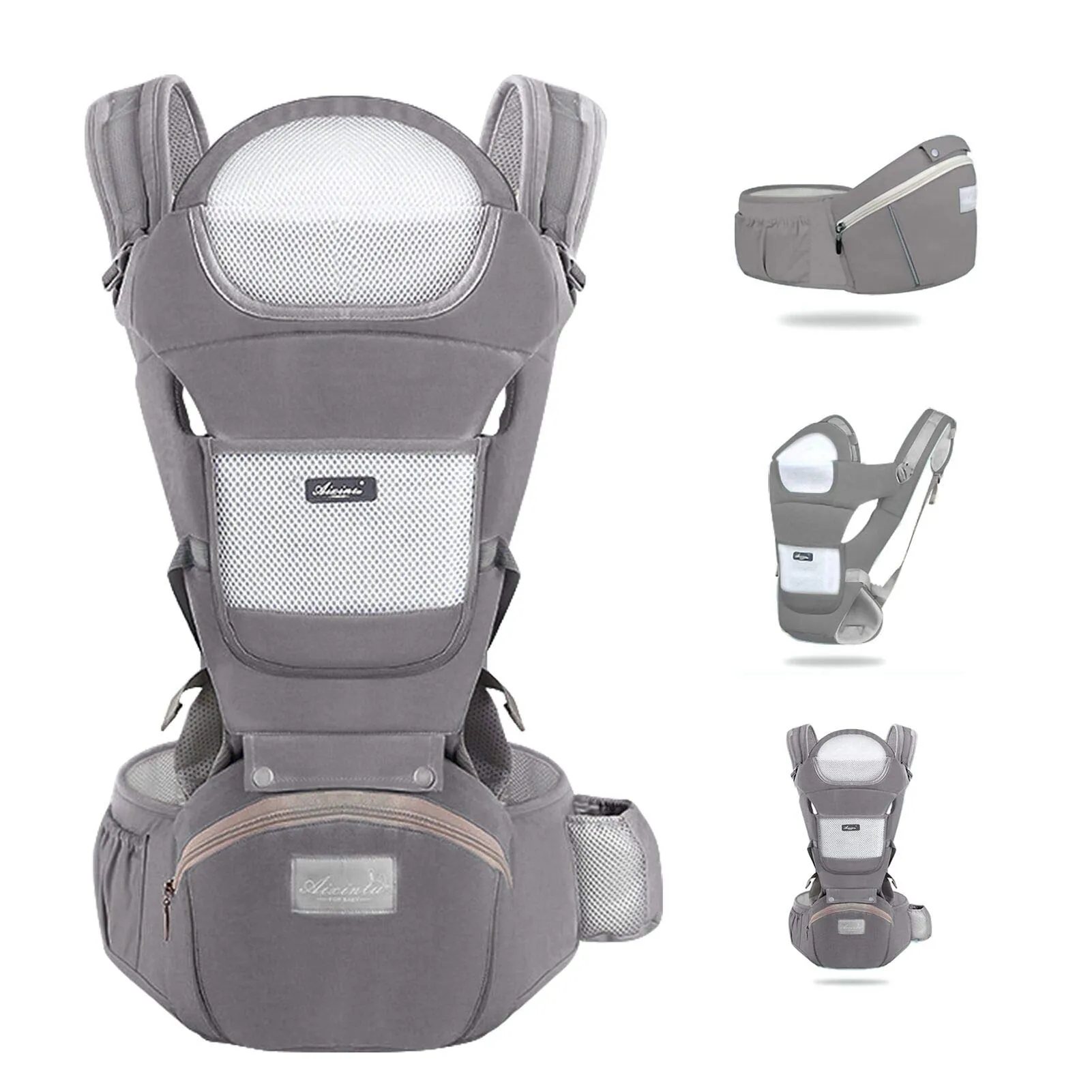YIKANWEN Marsupio Neonato Ergonomico 0-36 mesi, fino a 25kg - immagine 1