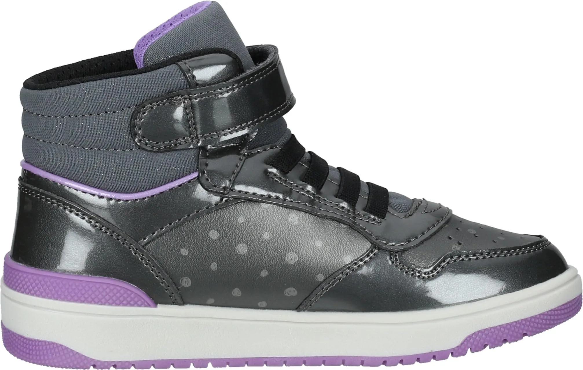 Geox Ragazza J Washiba Girl A Sneaker, Dk Silver, 27 EU - immagine 3