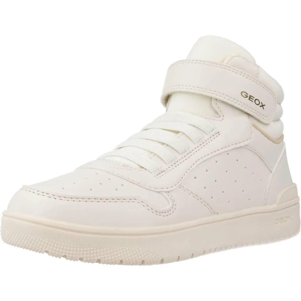 Geox Ragazza J Washiba Girl A Sneaker, Avorio, 34 EU - immagine 1