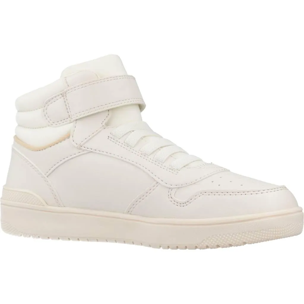 Geox Girl's J Washiba Sneaker - Lt Ivory - 1 UK - immagine 5