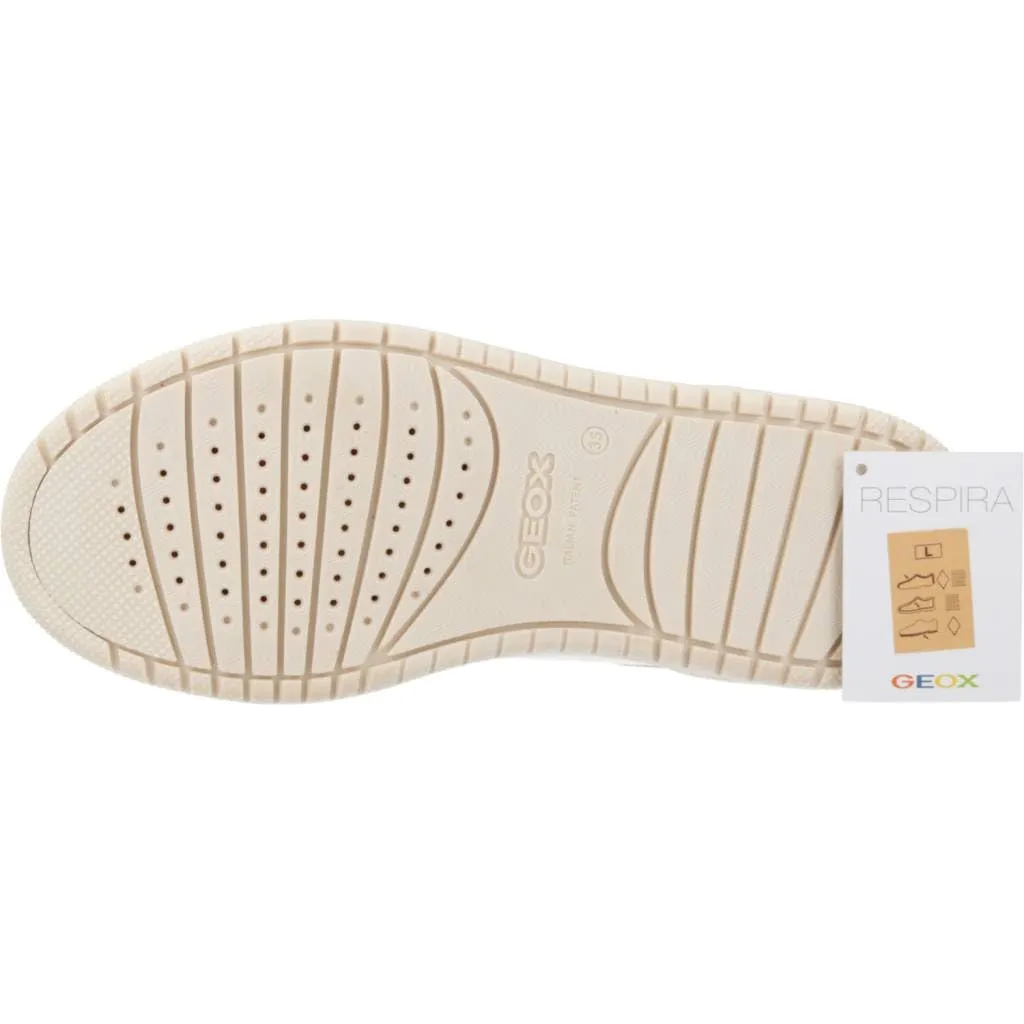 Geox Girl's J Washiba Sneaker - Lt Ivory - 1 UK - immagine 6
