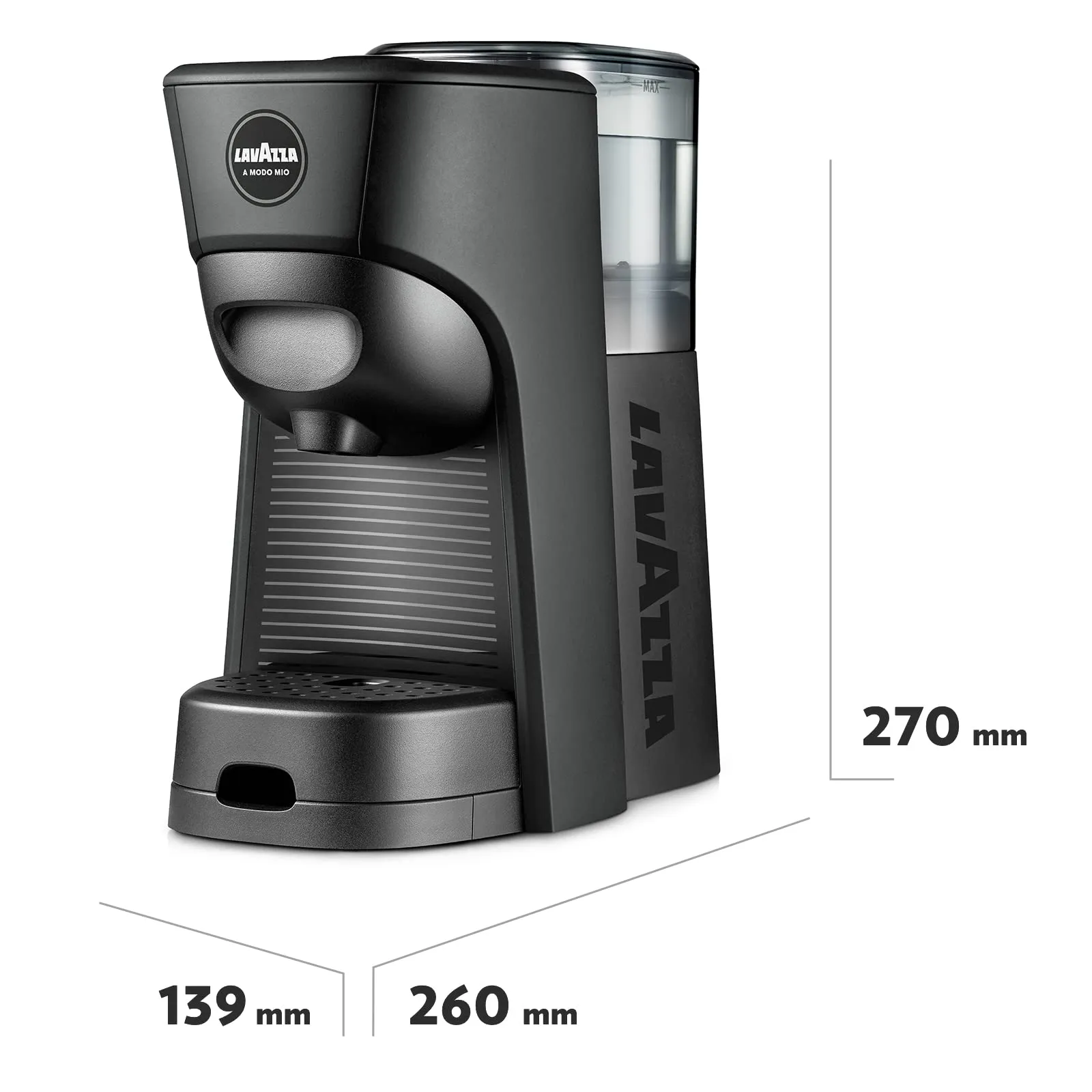 Lavazza A Modo Mio Macchina per Caffè Tiny Nera con 64 Capsule Qualità Rossa - immagine 5