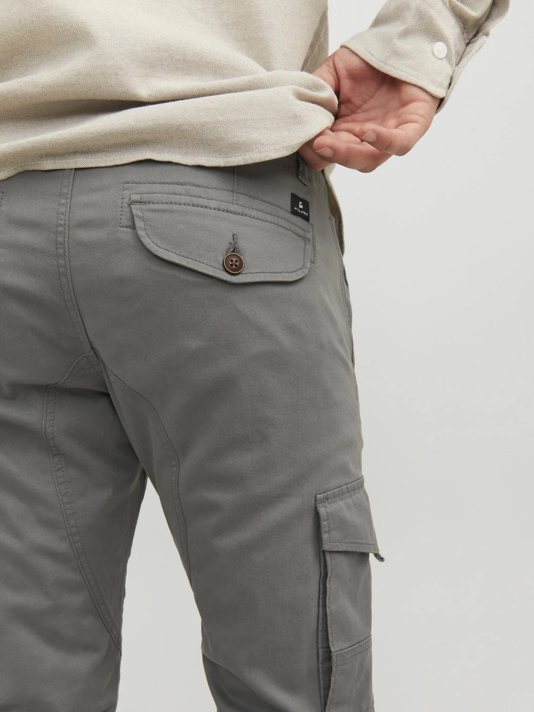 Jack & Jones Pantaloni Cargo da Uomo Slim Fit, Sedona Sage, 33W x 34L - immagine 7