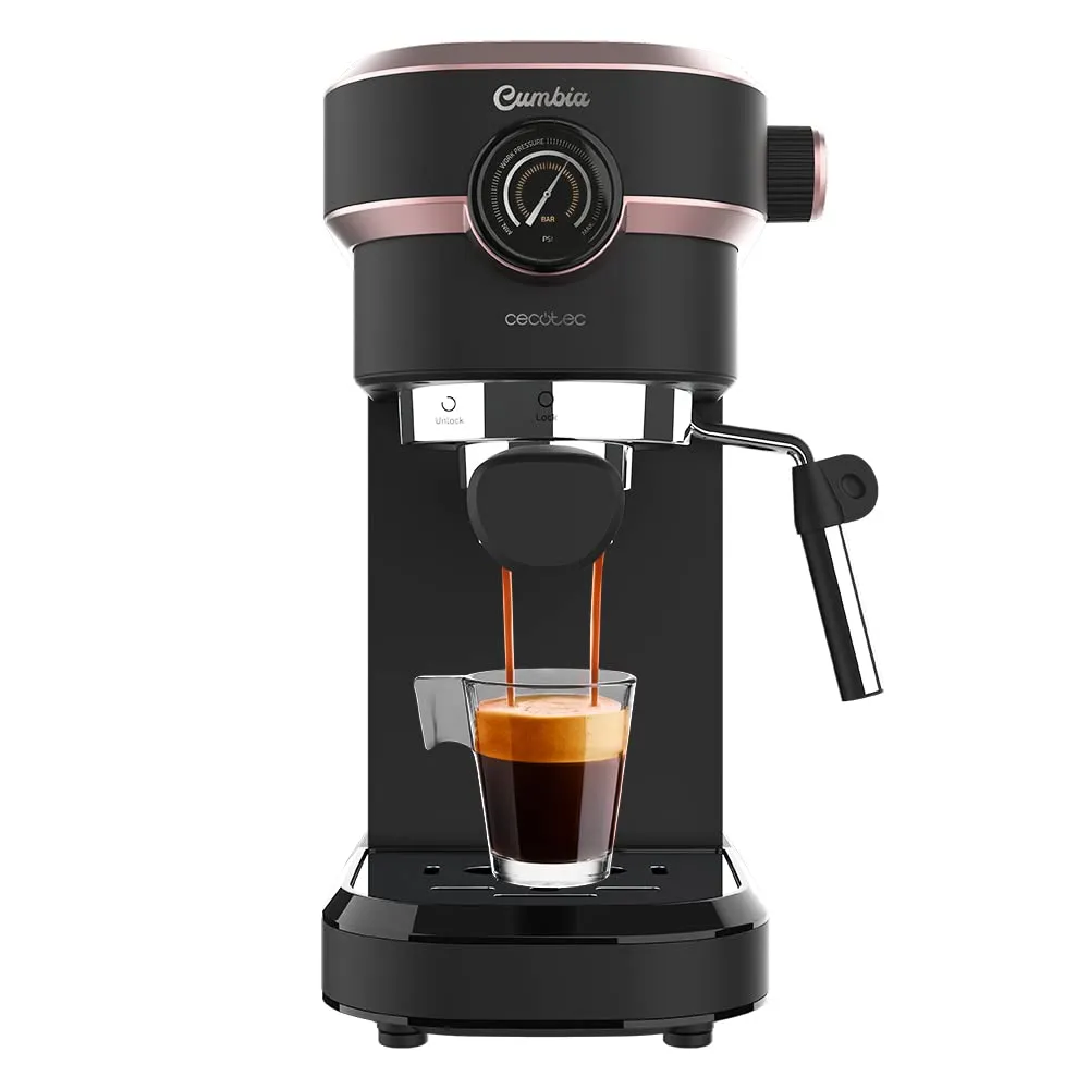 Cecotec Cafelizzia 890 Rose Pro Espresso and Cappuccino Machine, 1350 W, Thermoblock, 20 Bar, 1.2L - immagine 1