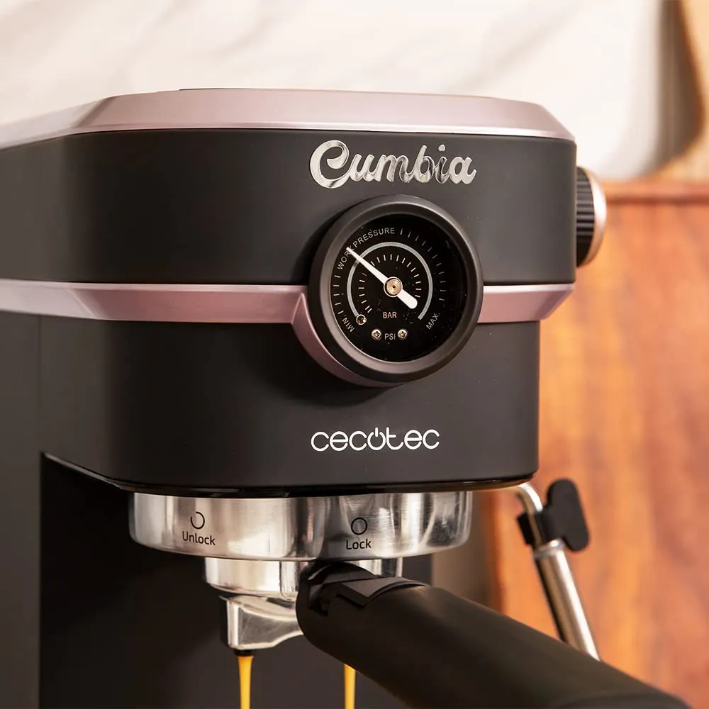 Cecotec Cafelizzia 890 Rose Pro Espresso and Cappuccino Machine, 1350 W, Thermoblock, 20 Bar, 1.2L - immagine 5
