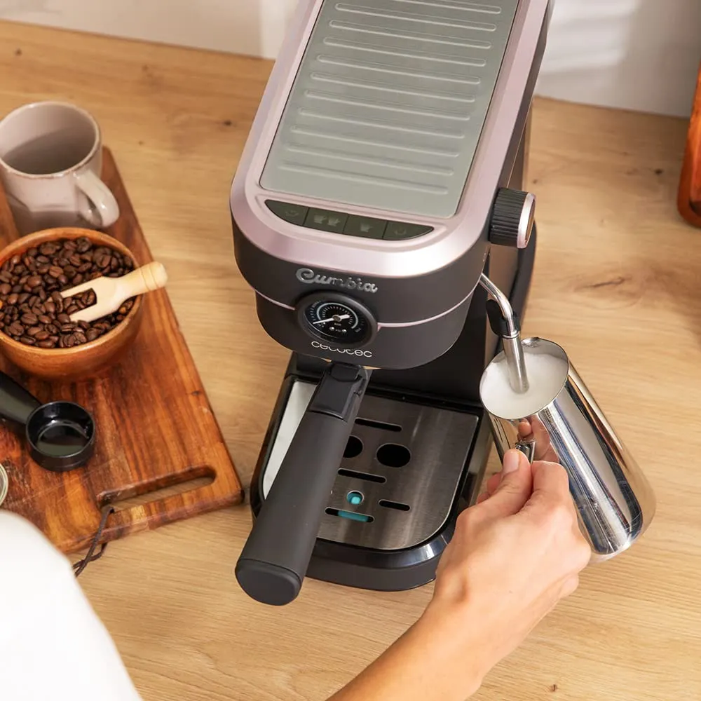 Cecotec Cafelizzia 890 Rose Pro Espresso and Cappuccino Machine, 1350 W, Thermoblock, 20 Bar, 1.2L - immagine 6