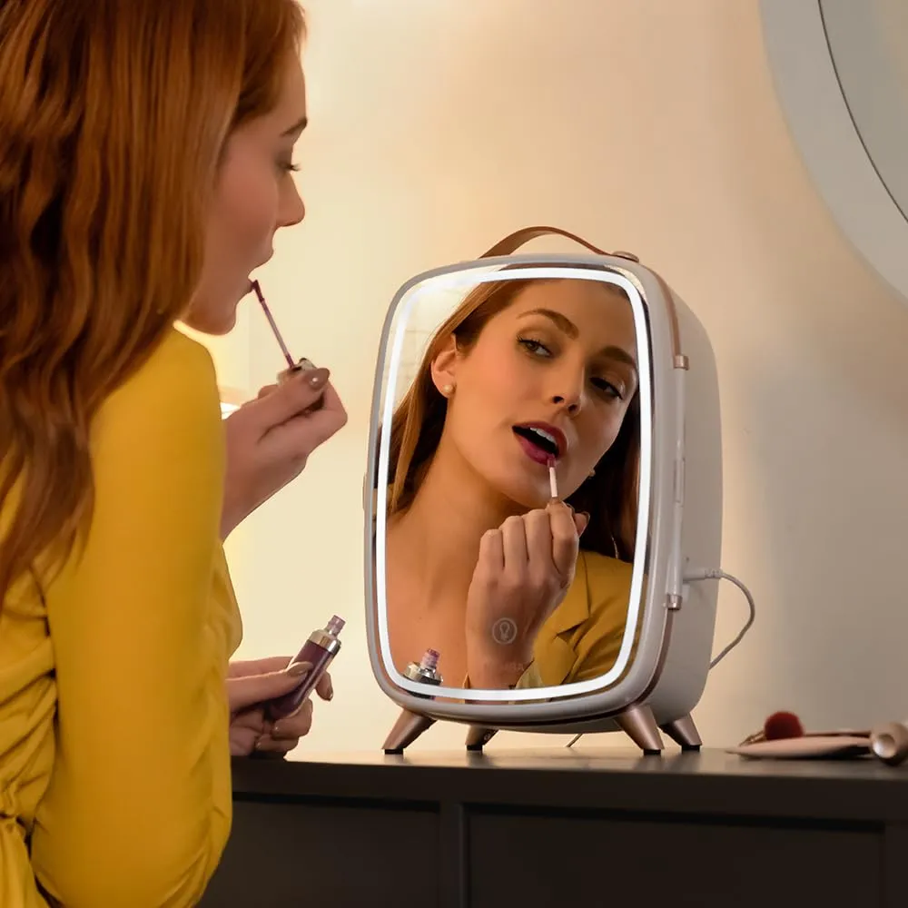 Cecotec CoolingBeauty 6000 Mirror Mini Frigorifero per Cosmetici 6L con Specchio e Luce LED - immagine 6