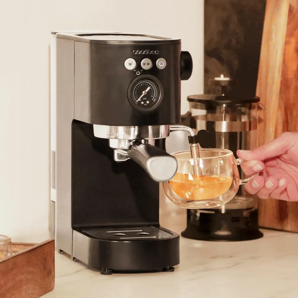 Cecotec Cafelizzia Fast Pro Macchina da Caffè Espresso 1350W, Thermoblock, ForceAroma 20 bar, Vaporizzatore Orientabile, Braccio Doppio, Piastra Riscaldatrice per Tazze - immagine 6