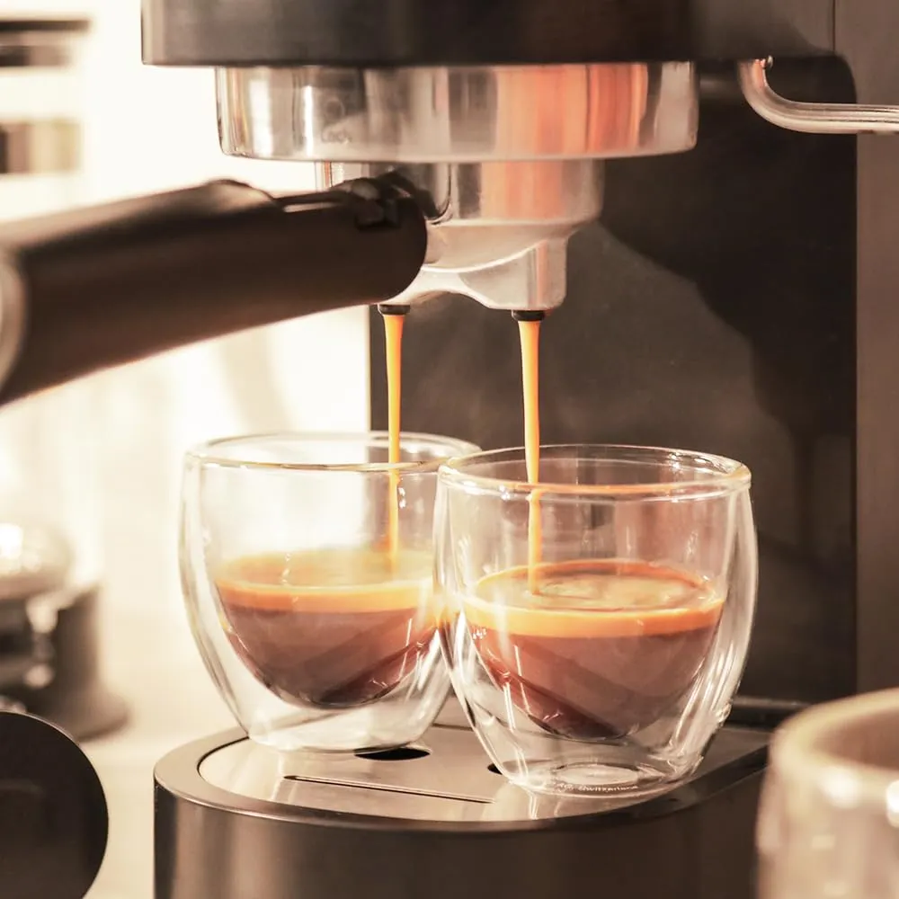 Cecotec Cafelizzia Fast Pro Macchina da Caffè Espresso 1350W, Thermoblock, ForceAroma 20 bar, Vaporizzatore Orientabile, Braccio Doppio, Piastra Riscaldatrice per Tazze - immagine 7
