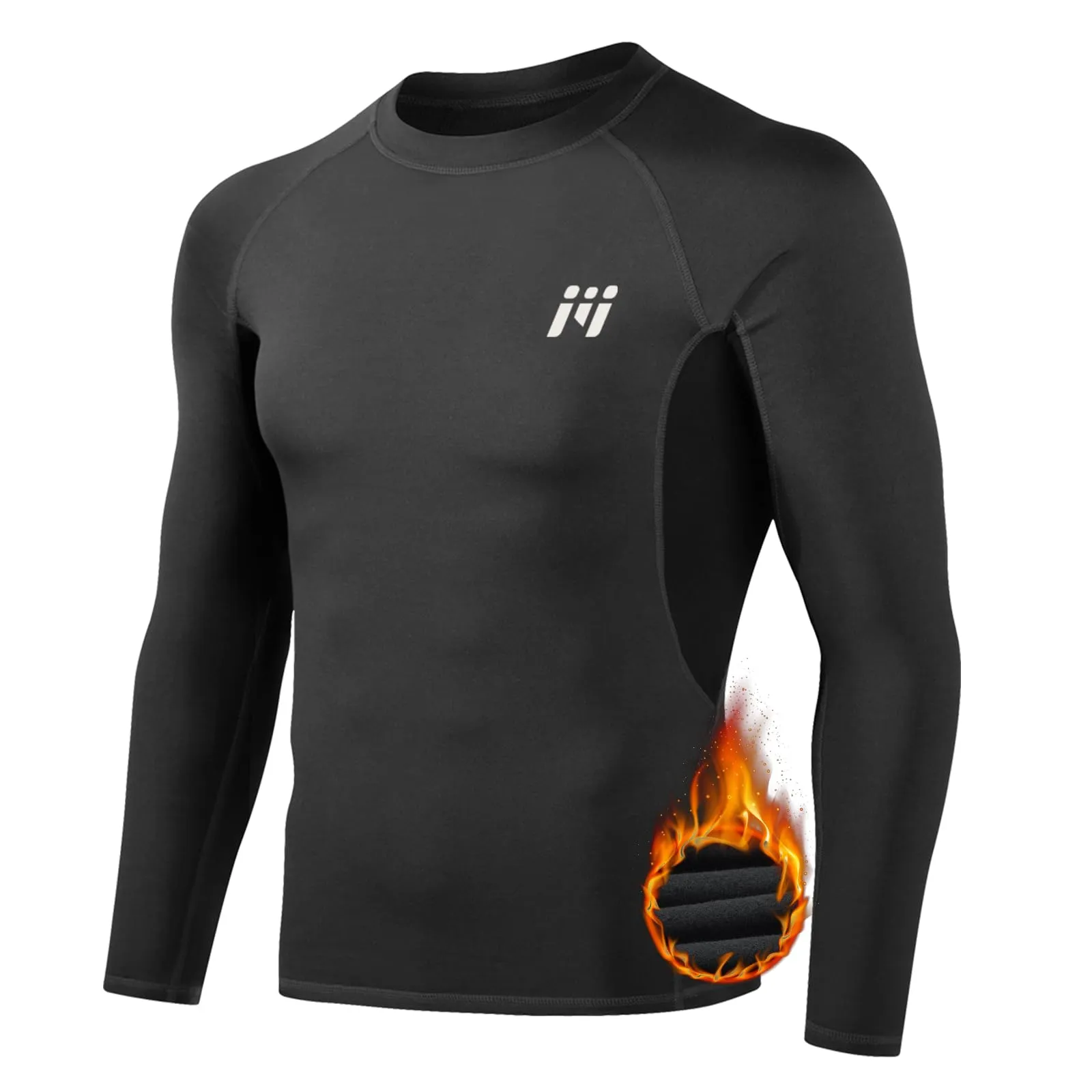 MEETWEE Maglia Termica Uomo a Manica Lunga Compression Baselayer Sport - immagine 1