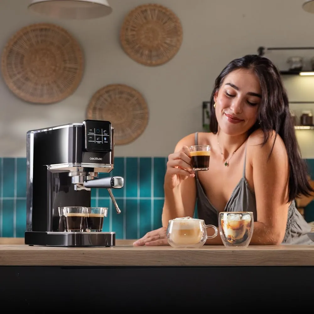 Cecotec Cafelizzia Coldbrew Espresso and Cappuccino Machine, 20 Bar Pressure, Adjustable Steam Wand - immagine 3