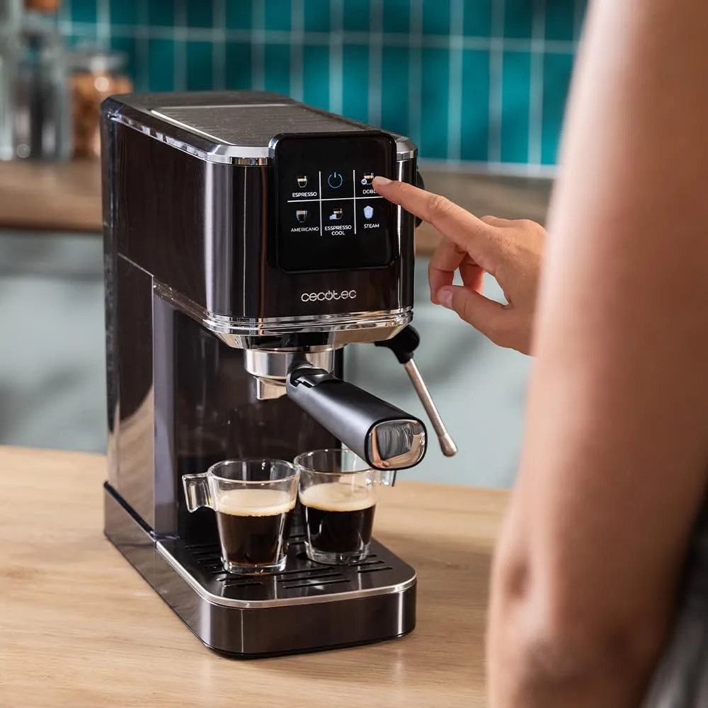 Cecotec Cafelizzia Coldbrew Espresso and Cappuccino Machine, 20 Bar Pressure, Adjustable Steam Wand - immagine 4