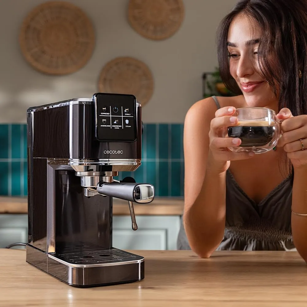 Cecotec Cafelizzia Coldbrew Espresso and Cappuccino Machine, 20 Bar Pressure, Adjustable Steam Wand - immagine 5