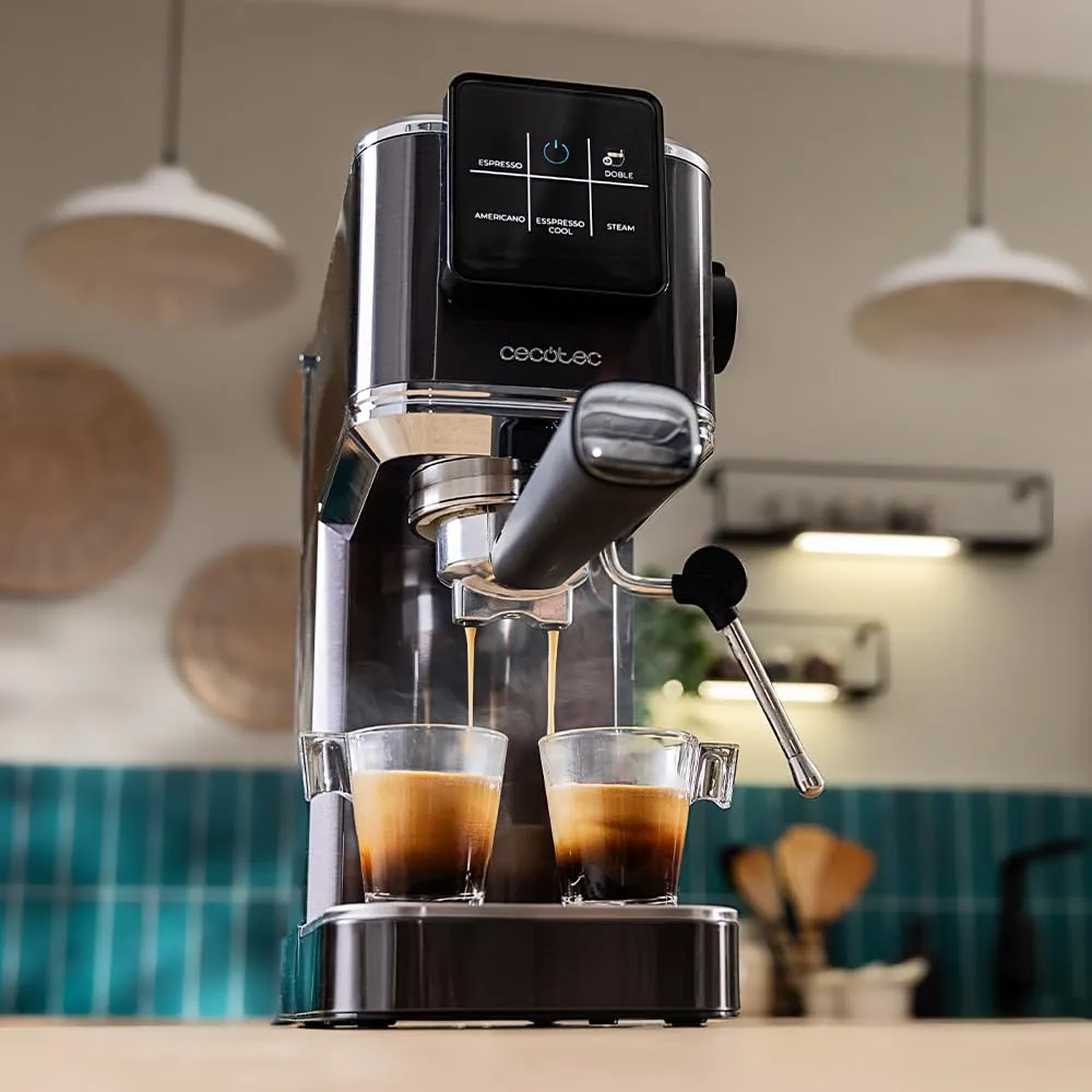 Cecotec Cafelizzia Coldbrew Espresso and Cappuccino Machine, 20 Bar Pressure, Adjustable Steam Wand - immagine 7
